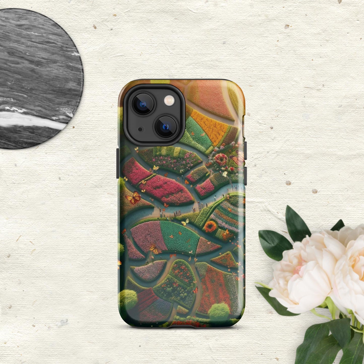The Hologram Hook Up Glossy / iPhone 13 mini Butterfly Landia Tough Case for iPhone®