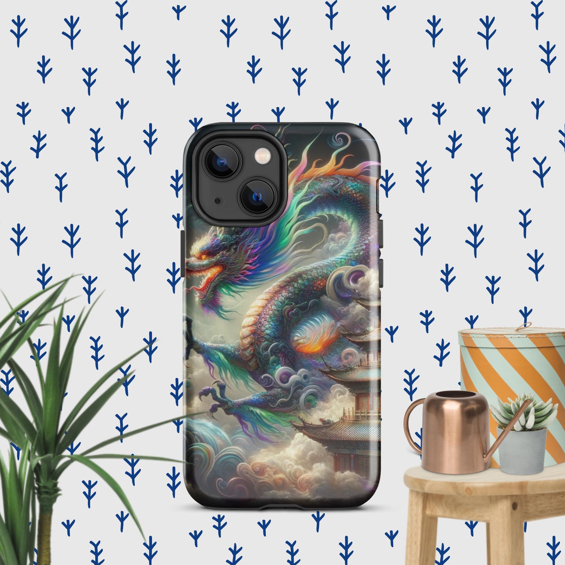 The Hologram Hook Up Glossy / iPhone 13 mini Dragon Tough Case for iPhone®