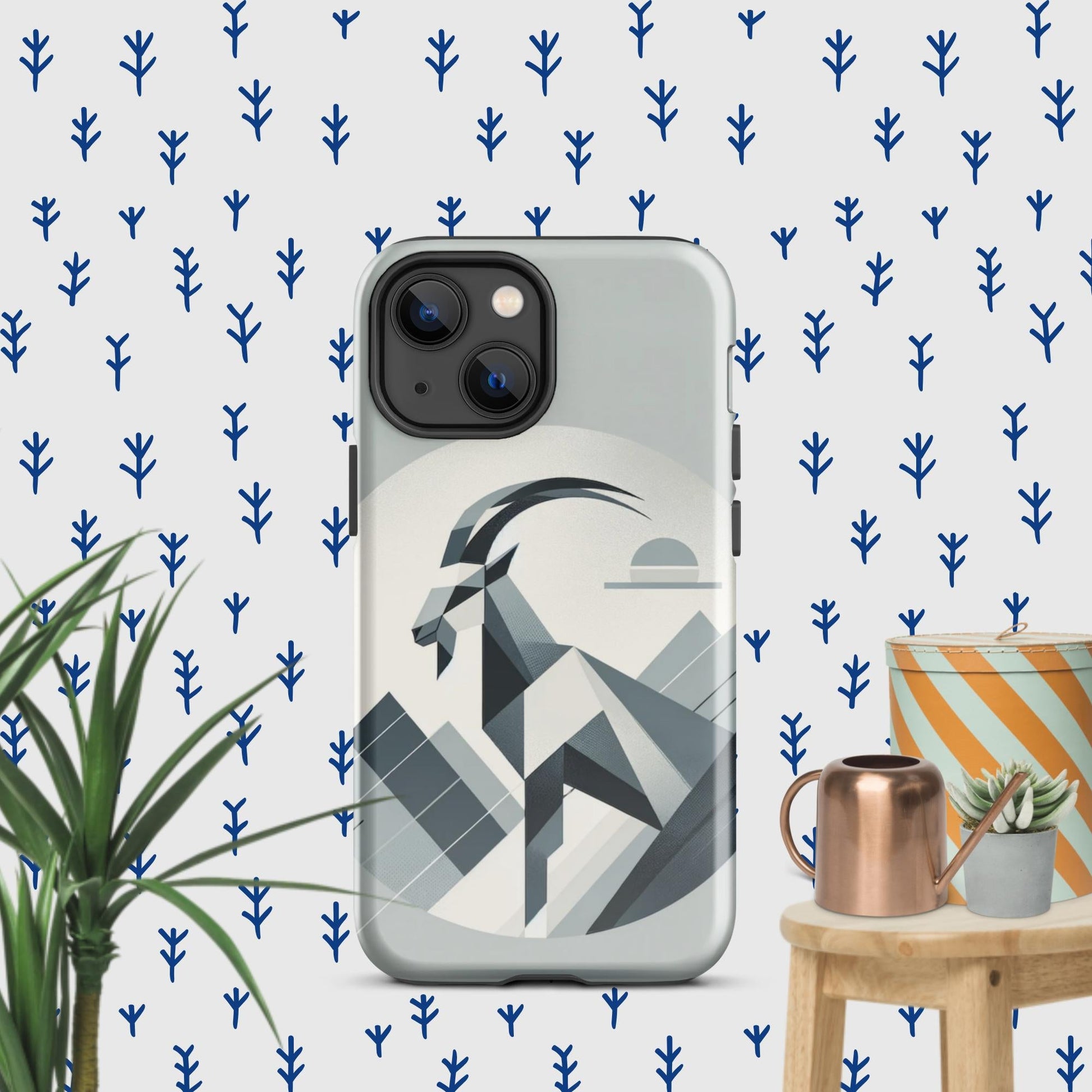 The Hologram Hook Up Glossy / iPhone 13 mini Goat Icon Tough Case for iPhone®
