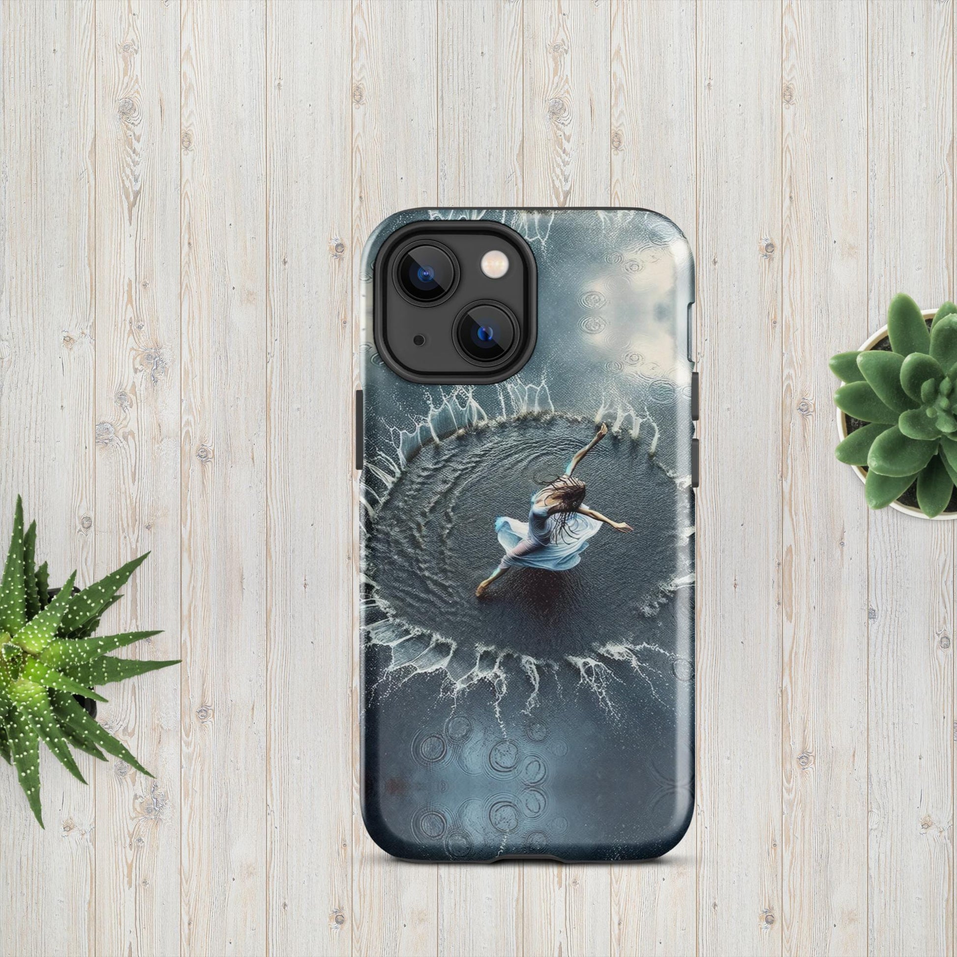 The Hologram Hook Up Glossy / iPhone 13 mini Puddle Dance Tough Case for iPhone®