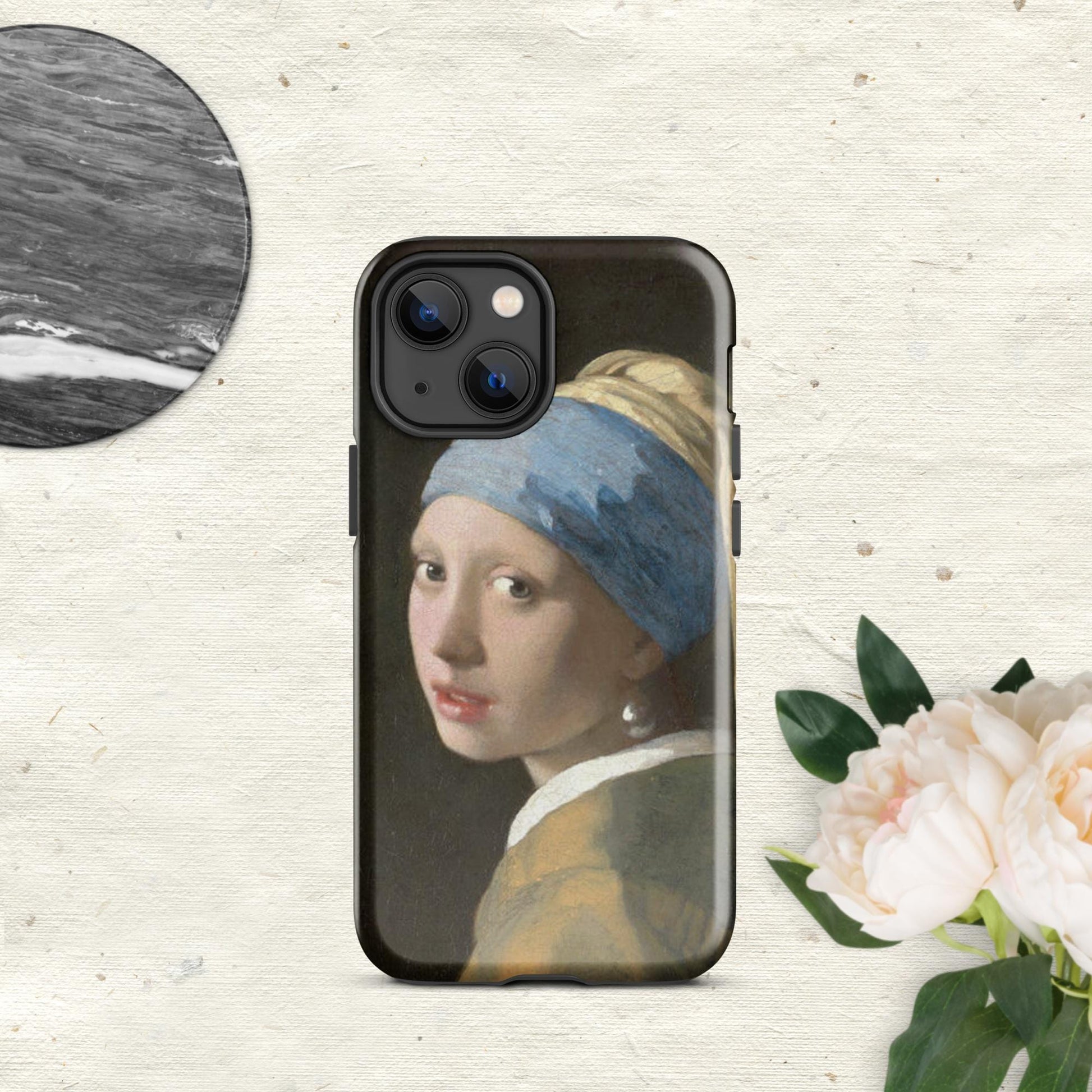 The Hologram Hook Up Glossy / iPhone 13 mini Vermeer's Pearl Tough Case for iPhone®
