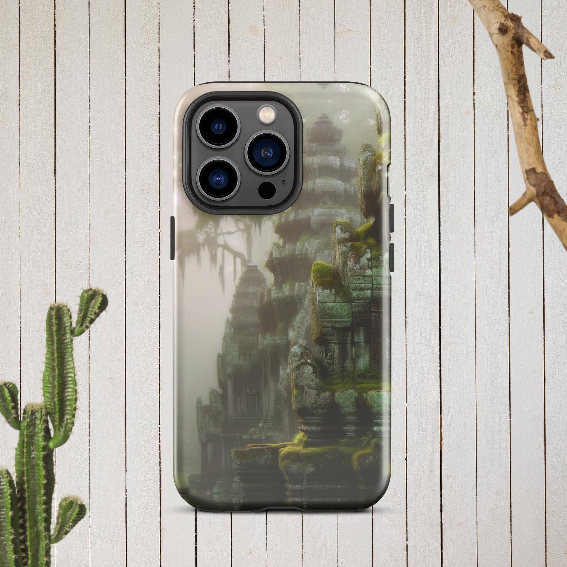 The Hologram Hook Up Glossy / iPhone 13 Pro Cascading Temples Tough Case for iPhone®