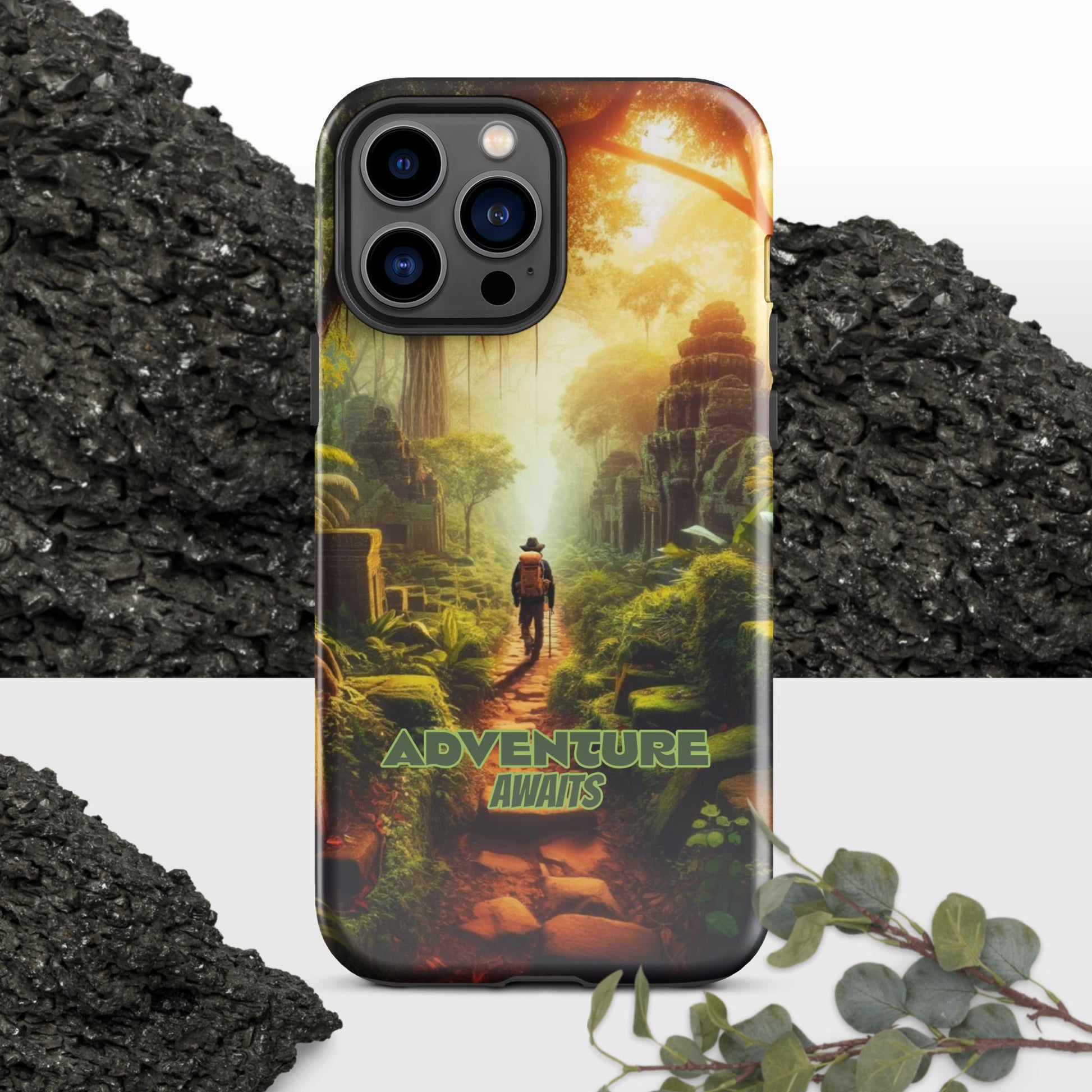 Trendyguard Glossy / iPhone 13 Pro Max Adventure Awaits Tough Case for iPhone®
