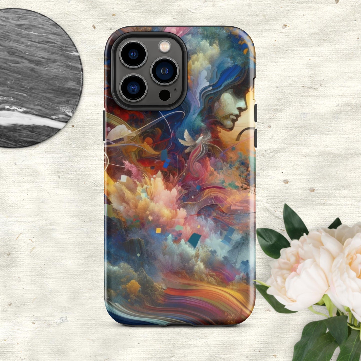 The Hologram Hook Up Glossy / iPhone 13 Pro Max Blossoming Mind Tough Case for iPhone®