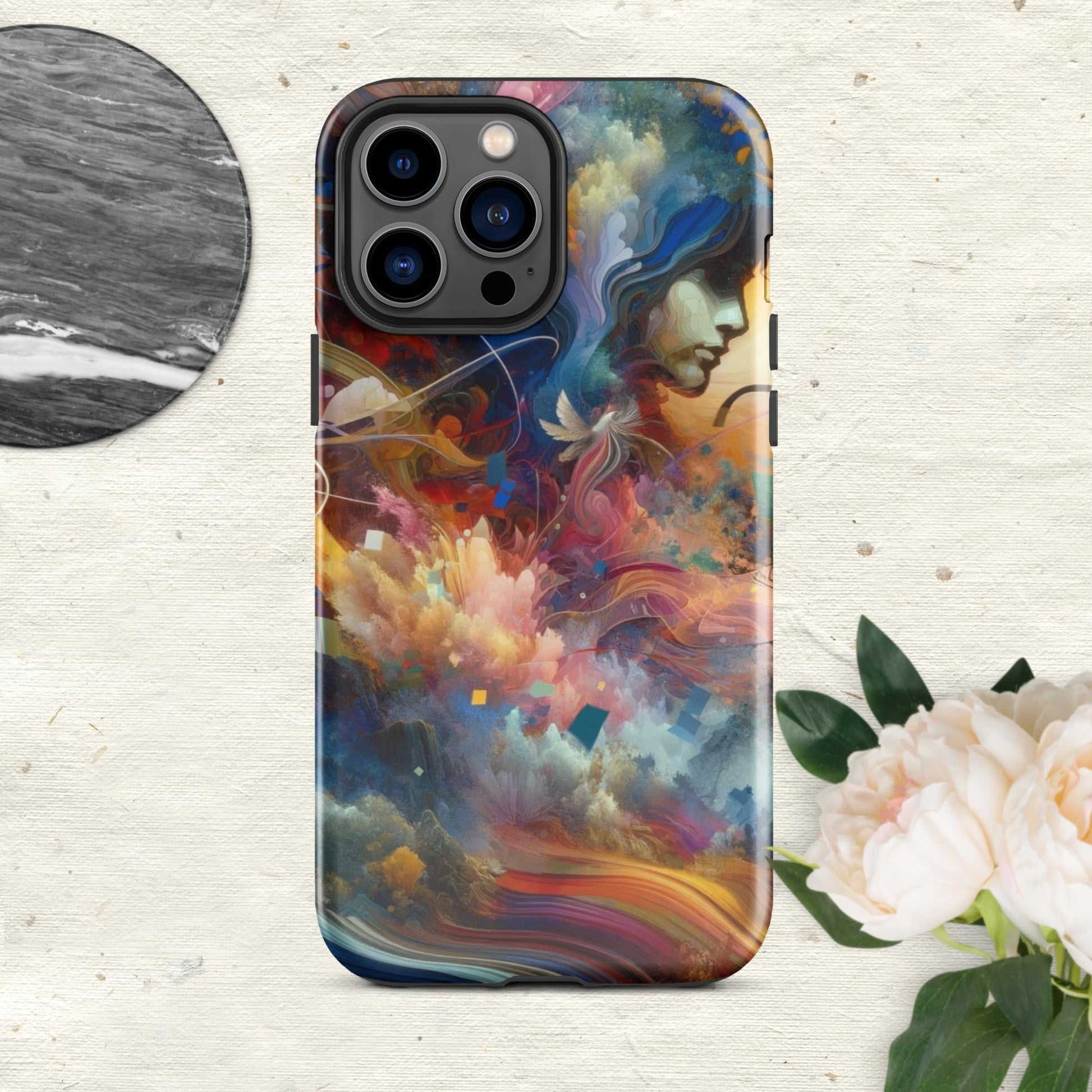 The Hologram Hook Up Glossy / iPhone 13 Pro Max Blossoming Mind Tough Case for iPhone®