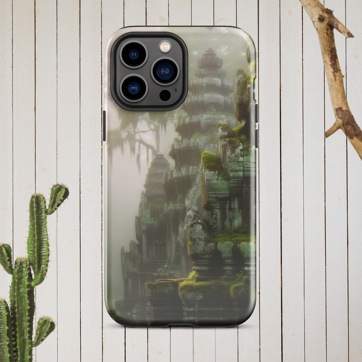 The Hologram Hook Up Glossy / iPhone 13 Pro Max Cascading Temples Tough Case for iPhone®