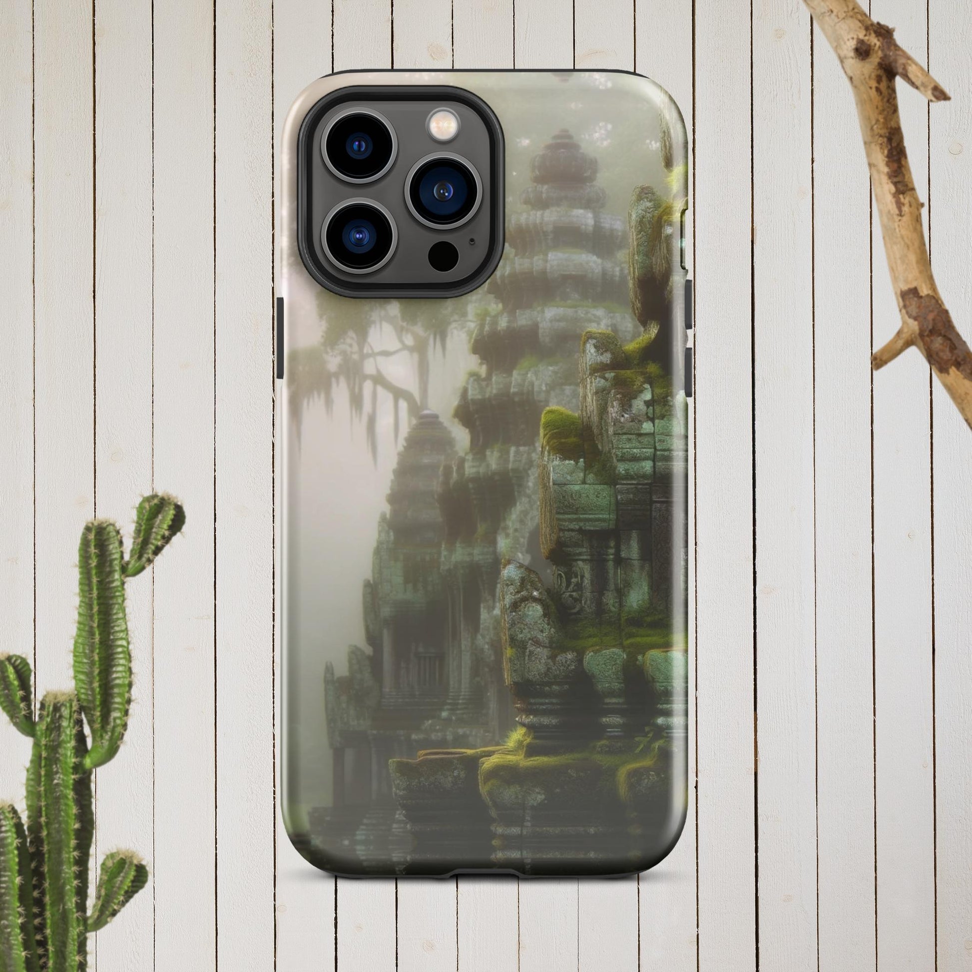 The Hologram Hook Up Glossy / iPhone 13 Pro Max Cascading Temples Tough Case for iPhone®
