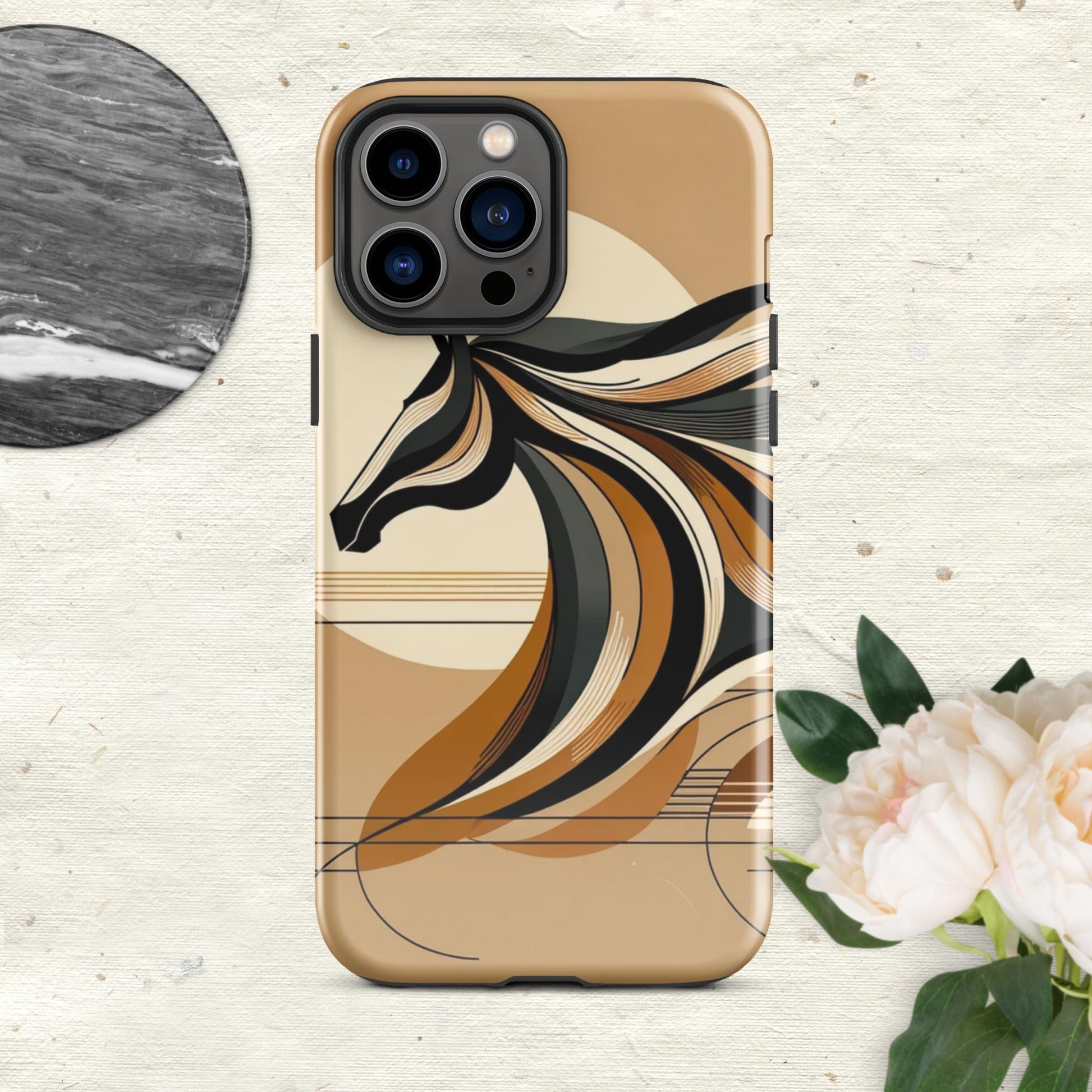 The Hologram Hook Up Glossy / iPhone 13 Pro Max Horse Icon Tough Case for iPhone®