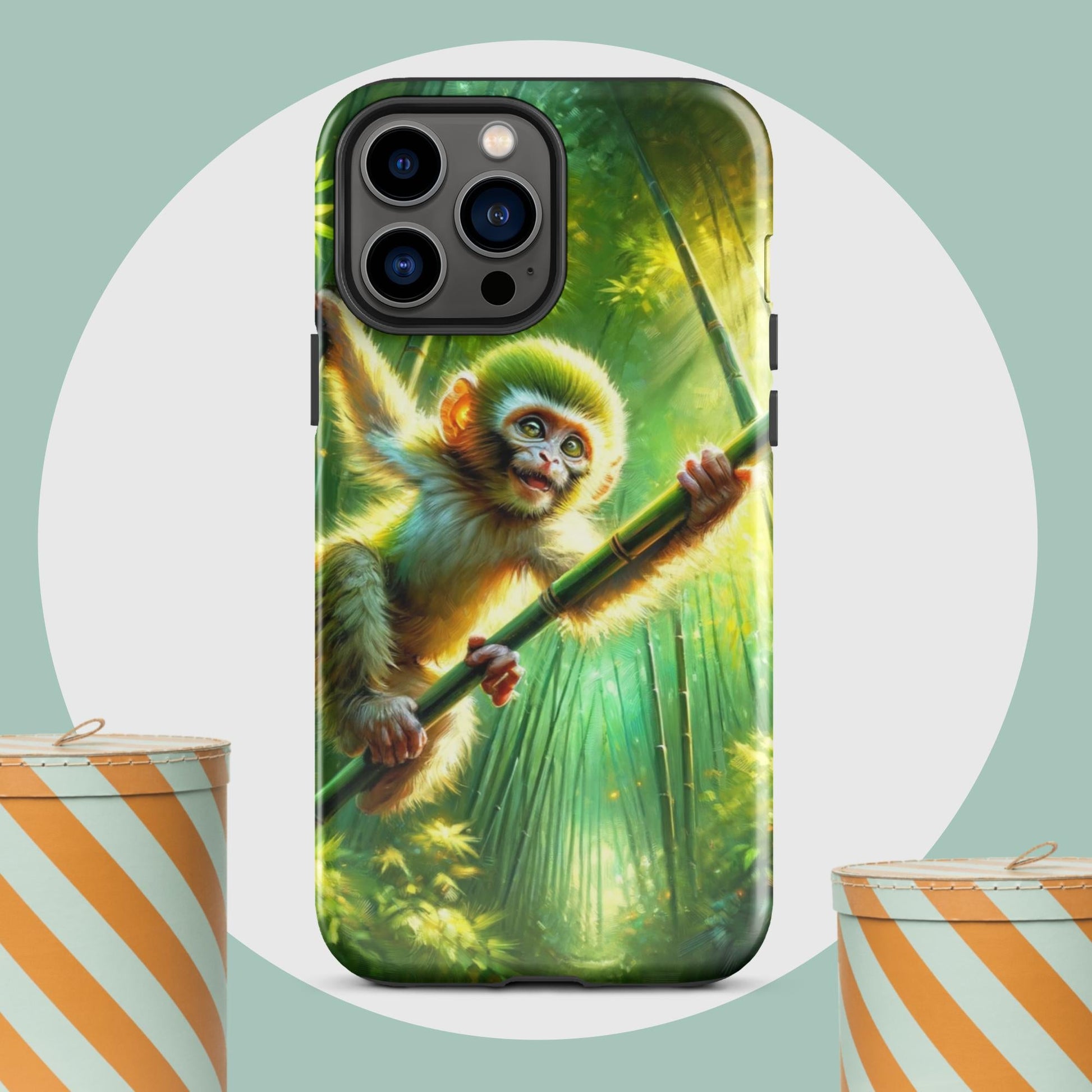The Hologram Hook Up Glossy / iPhone 13 Pro Max Monkey Tough Case for iPhone®