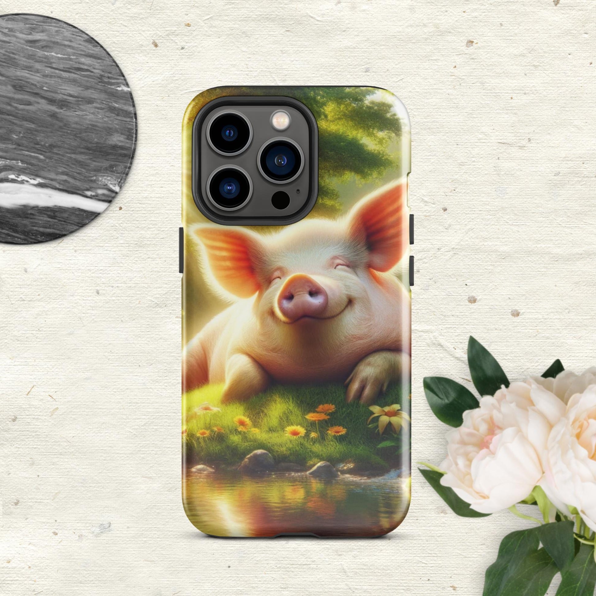 The Hologram Hook Up Glossy / iPhone 13 Pro Pig Tough Case for iPhone®