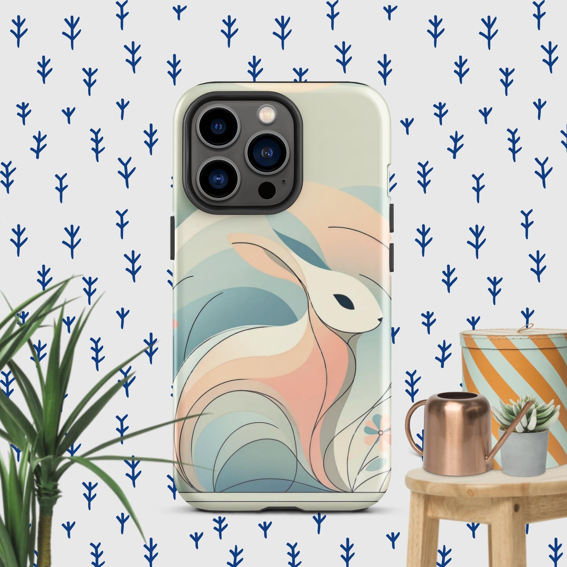 The Hologram Hook Up Glossy / iPhone 13 Pro Rabbit Icon Tough Case for iPhone®