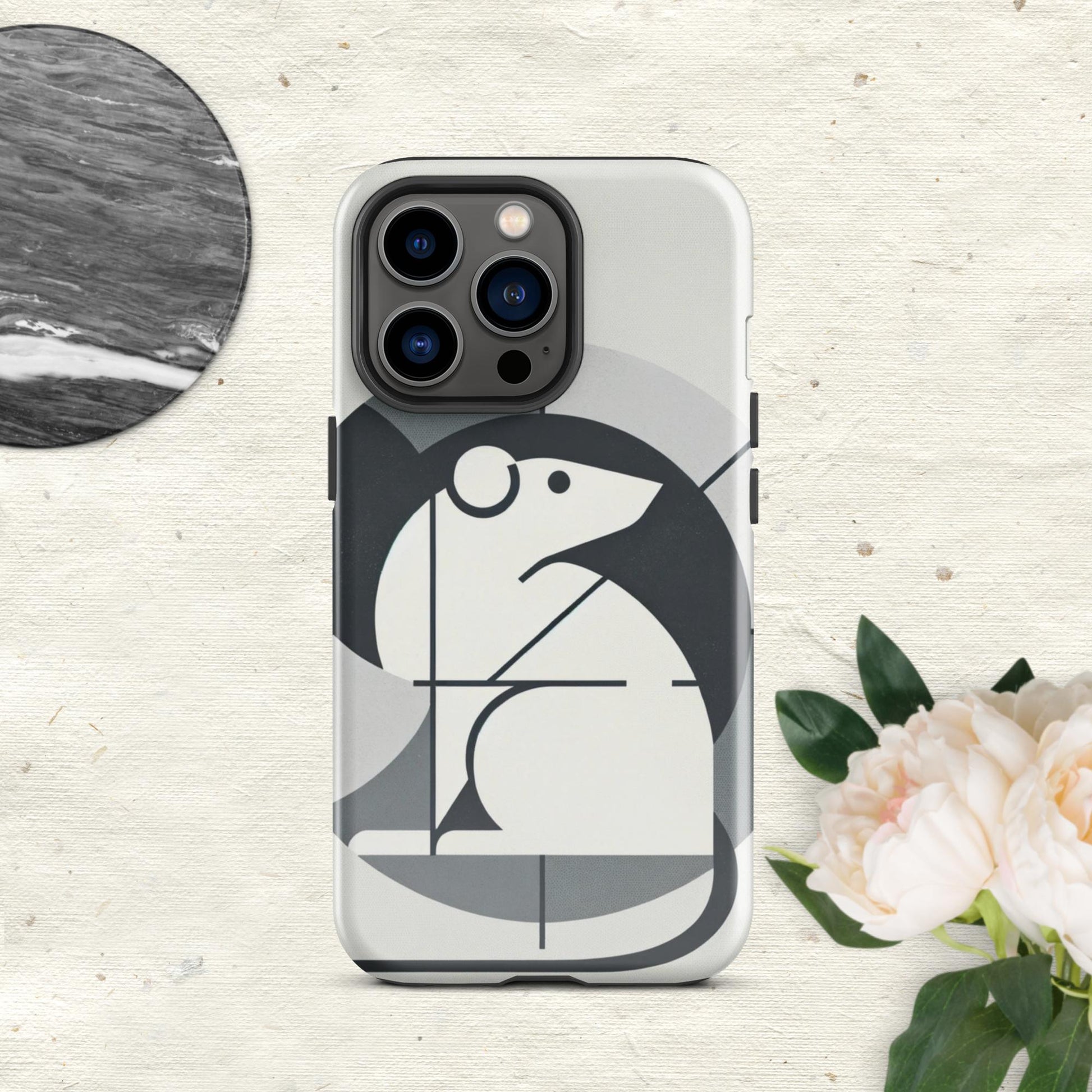 The Hologram Hook Up Glossy / iPhone 13 Pro Rat Icon Tough Case for iPhone®