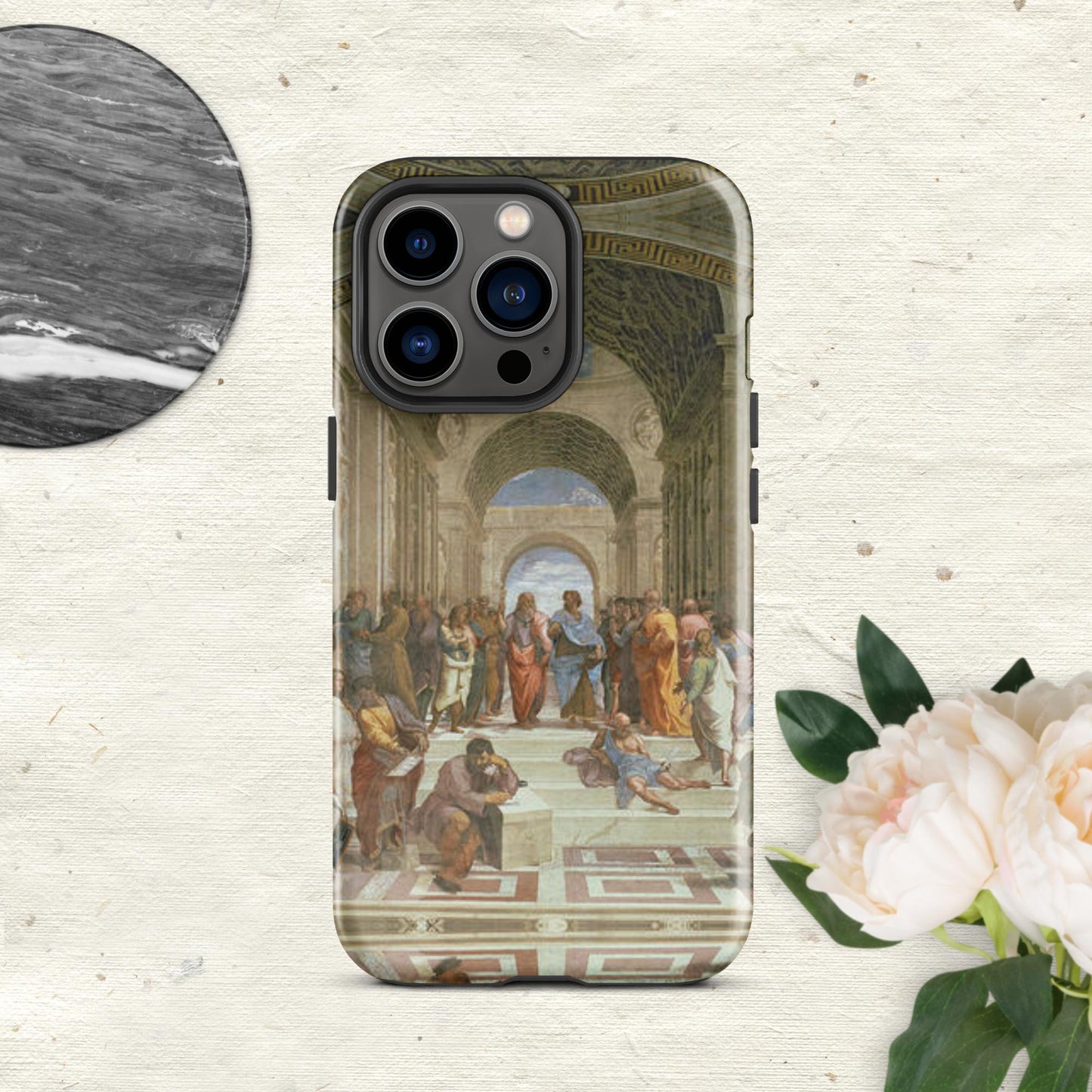 The Hologram Hook Up Glossy / iPhone 13 Pro Reflections of Athens Tough Case for iPhone®