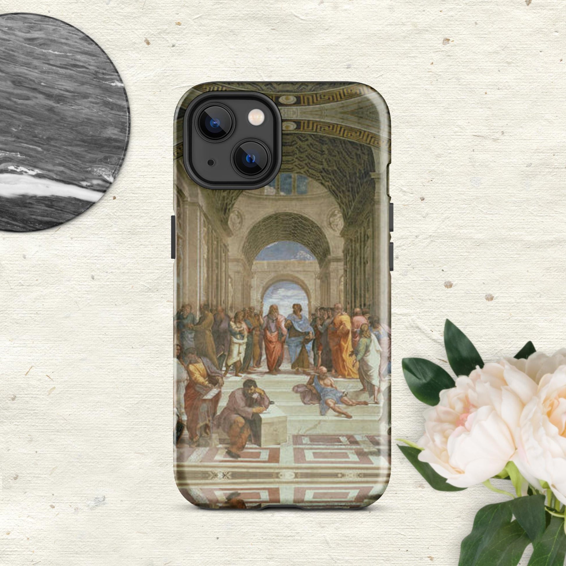The Hologram Hook Up Glossy / iPhone 13 Reflections of Athens Tough Case for iPhone®
