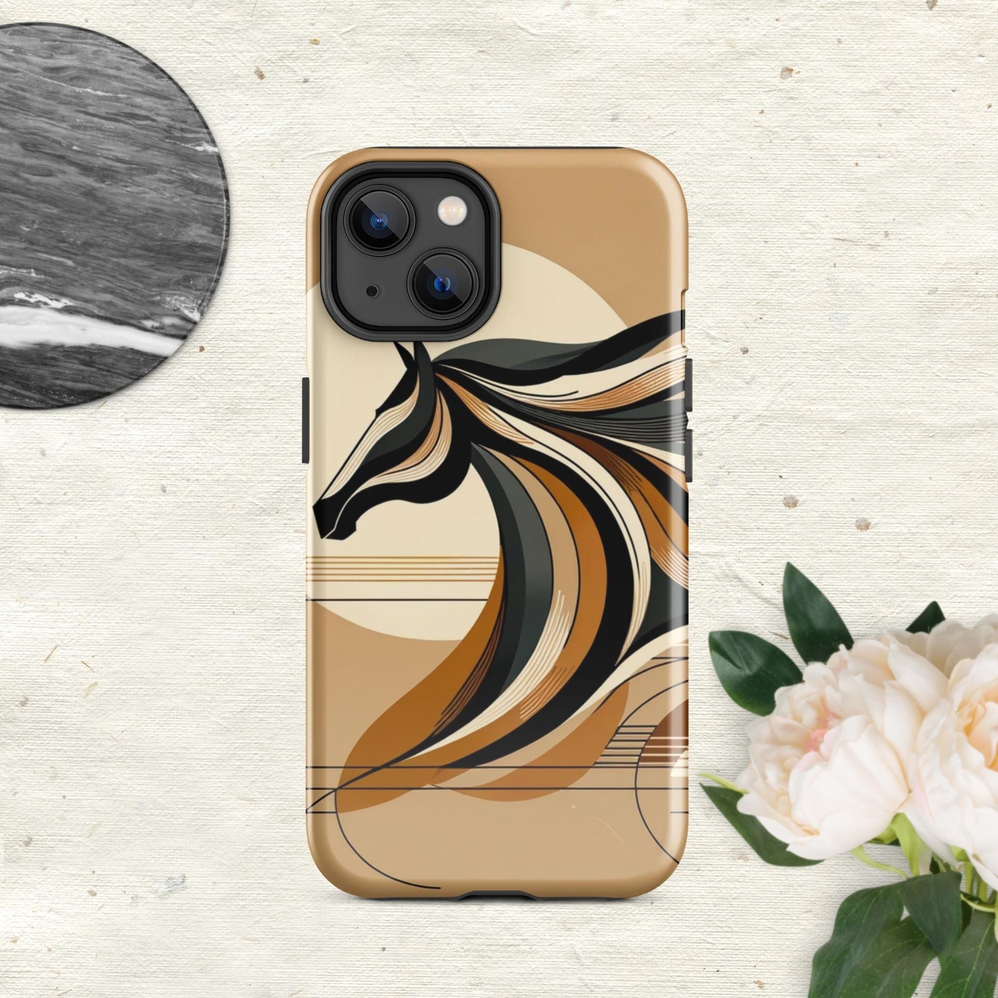 The Hologram Hook Up Glossy / iPhone 14 Horse Icon Tough Case for iPhone®