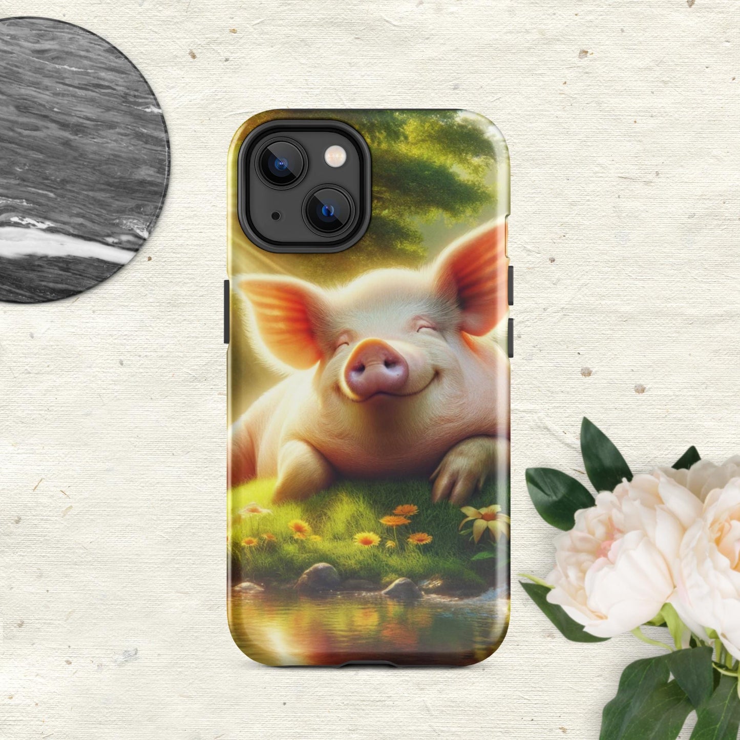 The Hologram Hook Up Glossy / iPhone 14 Pig Tough Case for iPhone®