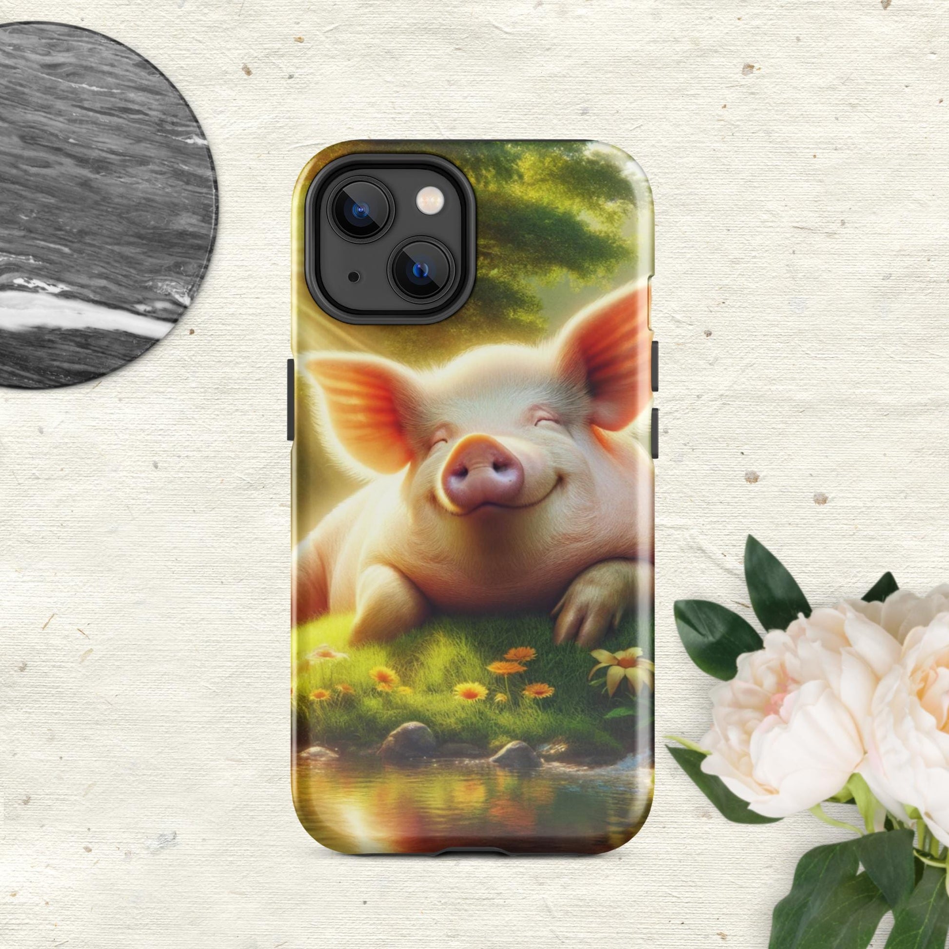 The Hologram Hook Up Glossy / iPhone 14 Pig Tough Case for iPhone®