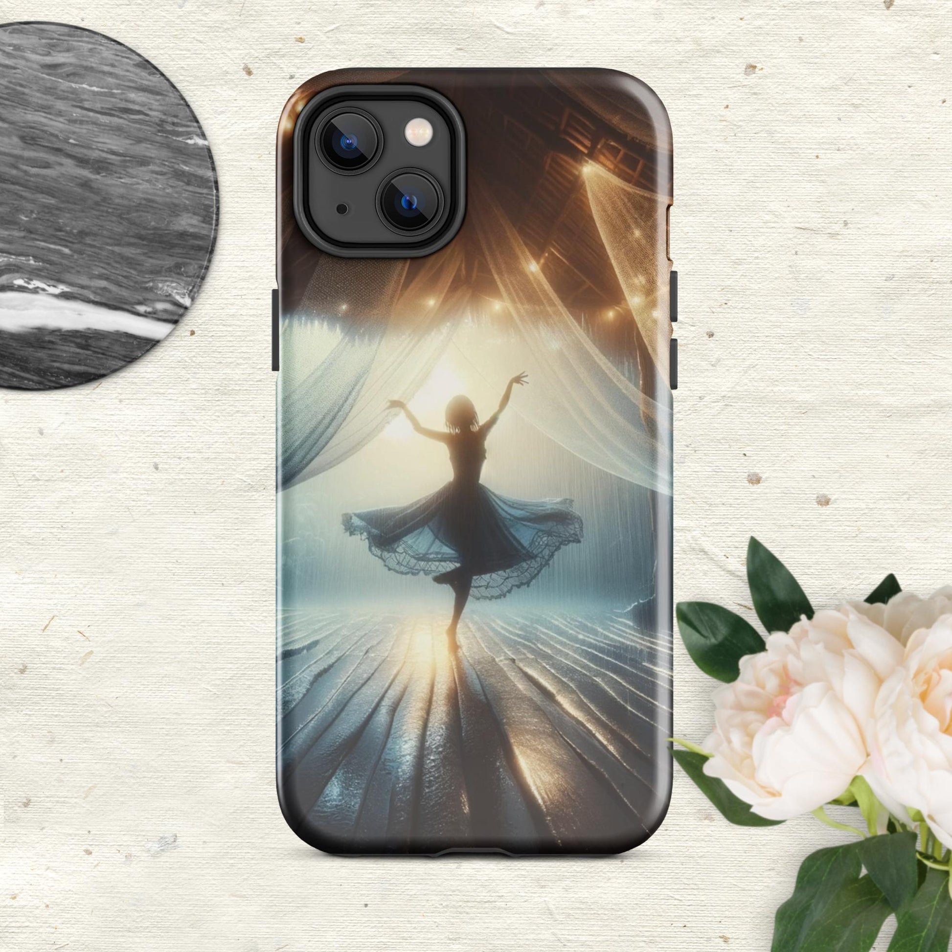 The Hologram Hook Up Glossy / iPhone 14 Plus Always Dancing Tough Case for iPhone®