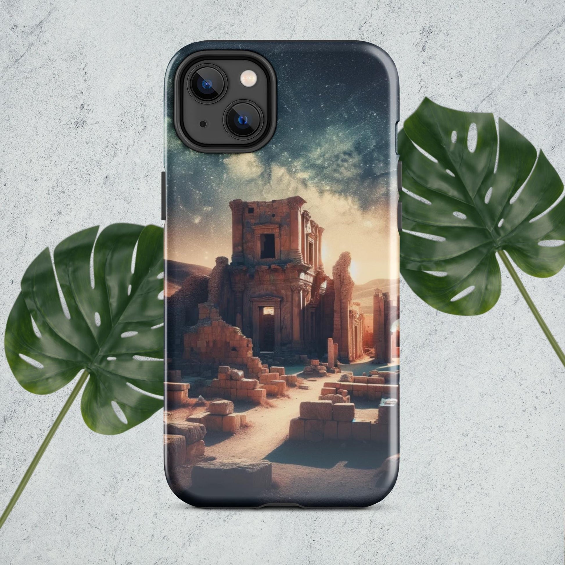 The Hologram Hook Up Glossy / iPhone 14 Plus Ancient Riches Tough Case for iPhone®