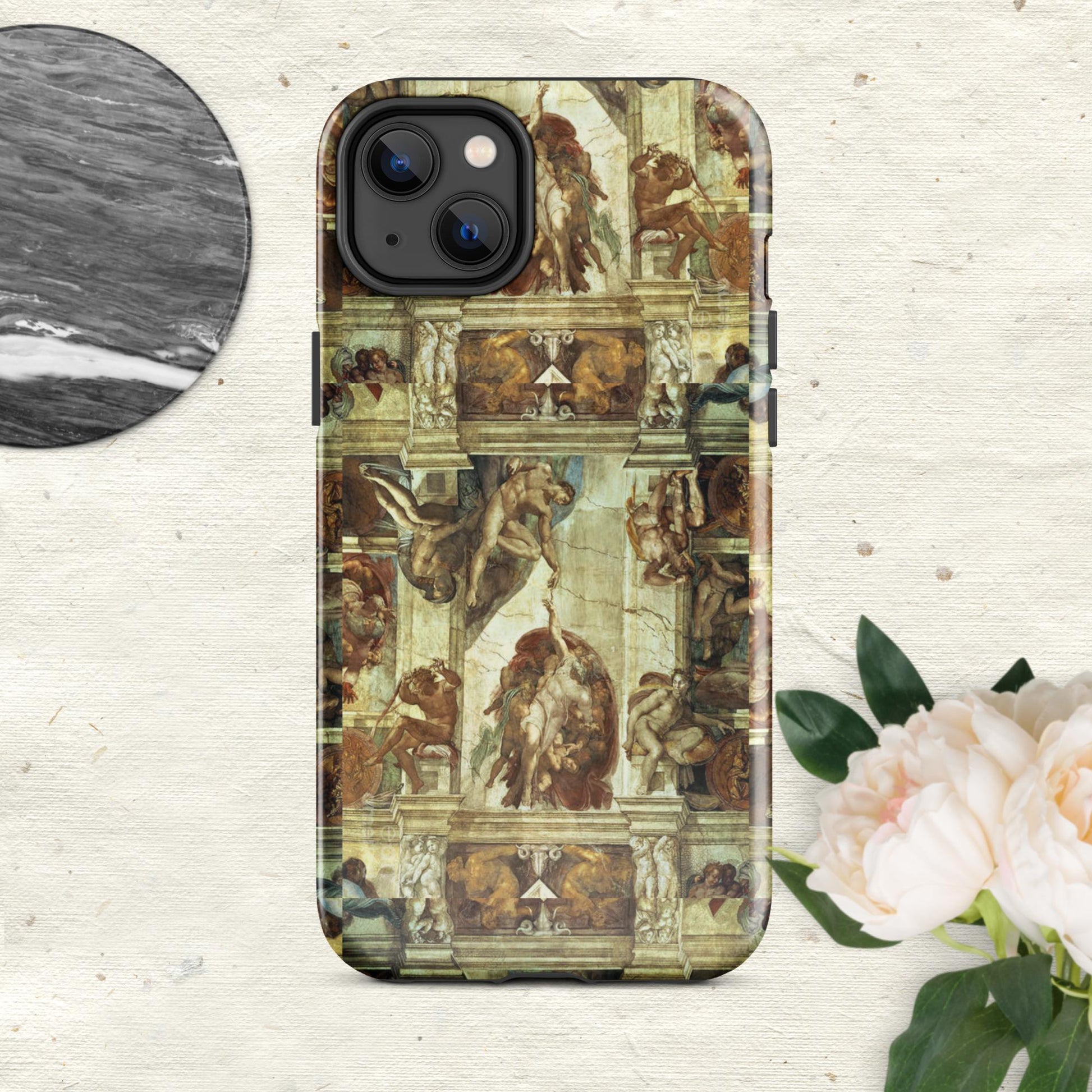 The Hologram Hook Up Glossy / iPhone 14 Plus Creation Tough Case for iPhone®