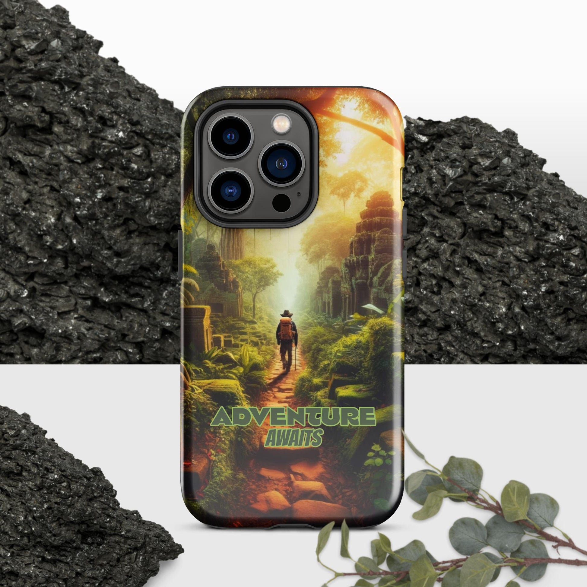 Trendyguard Glossy / iPhone 14 Pro Adventure Awaits Tough Case for iPhone®