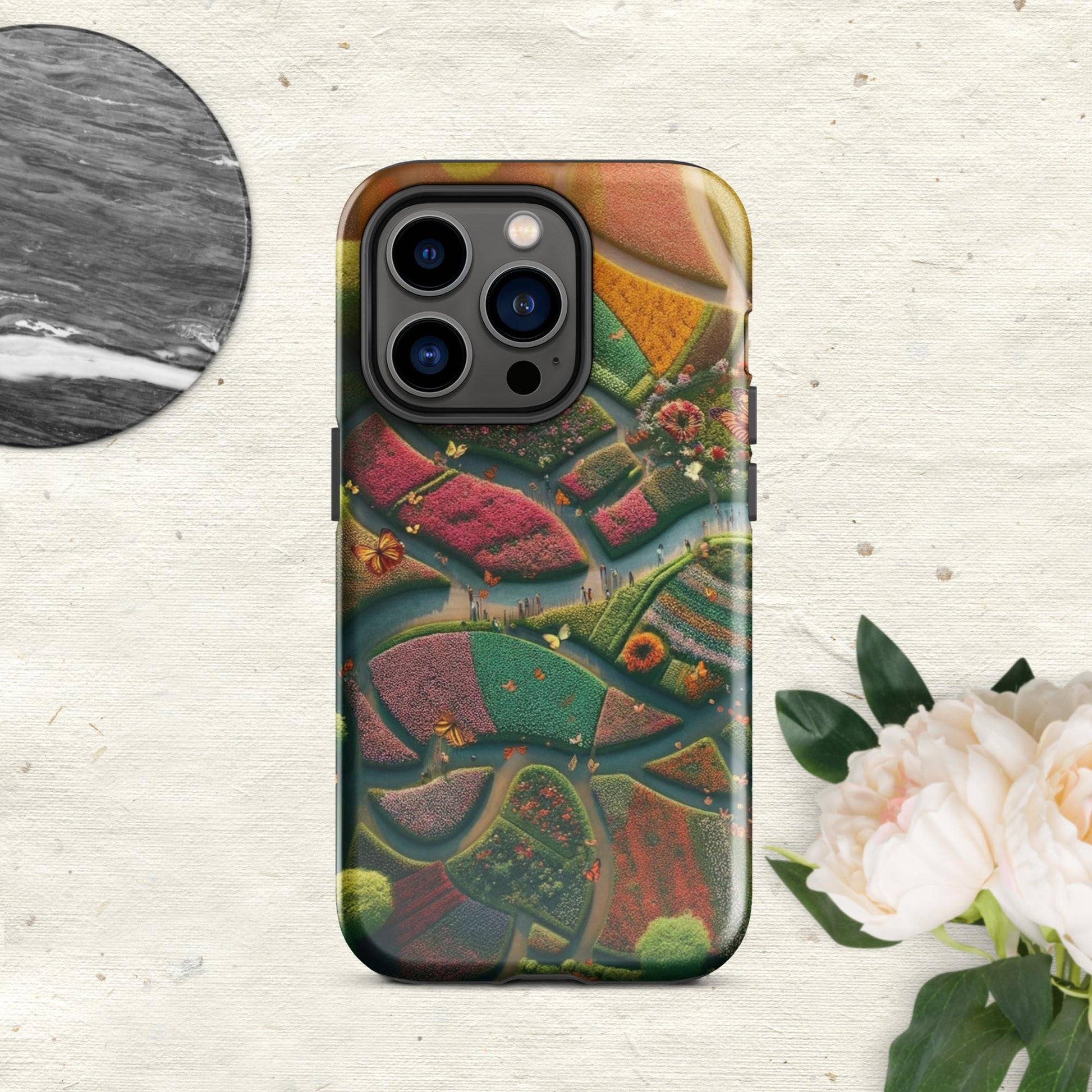 The Hologram Hook Up Glossy / iPhone 14 Pro Butterfly Landia Tough Case for iPhone®