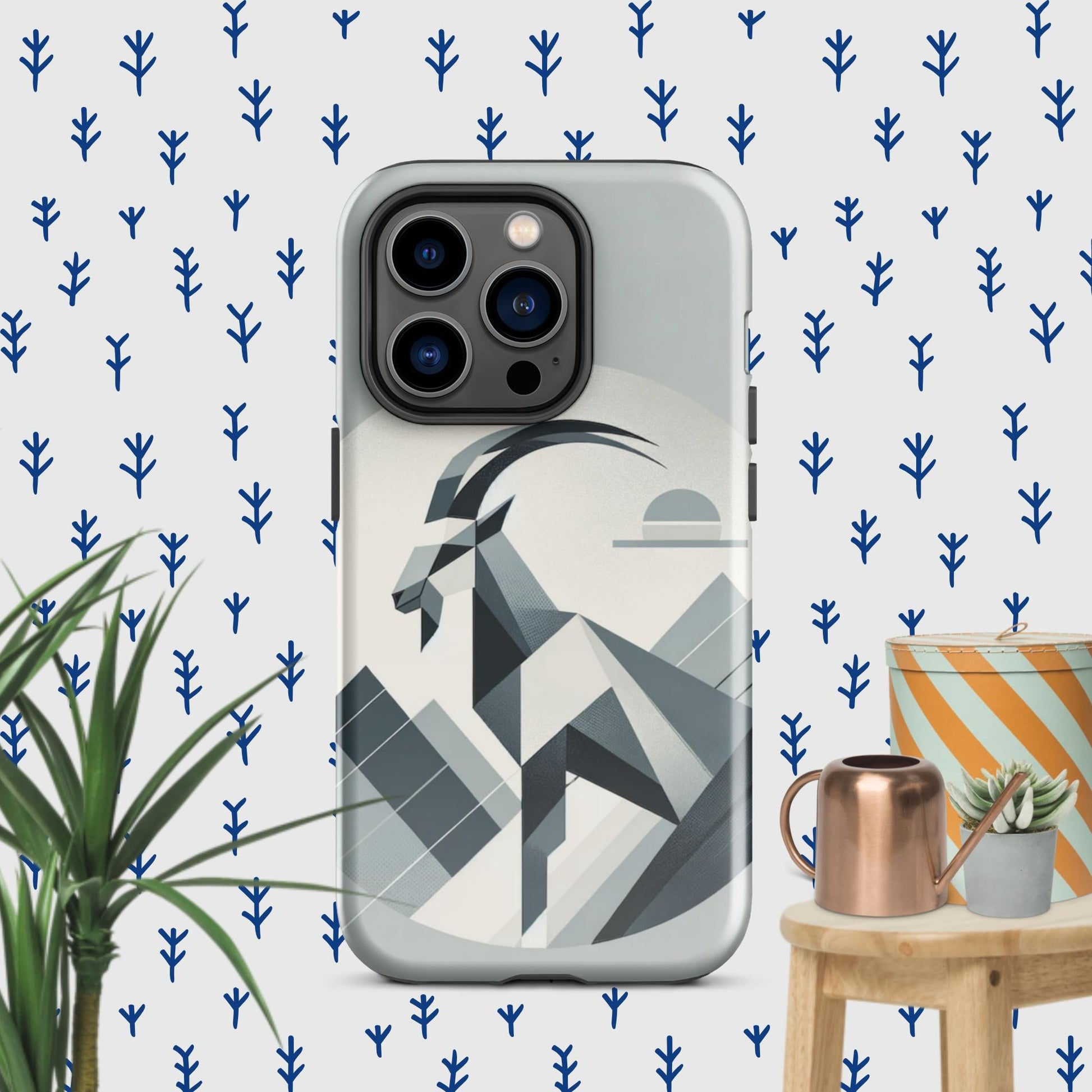The Hologram Hook Up Glossy / iPhone 14 Pro Goat Icon Tough Case for iPhone®