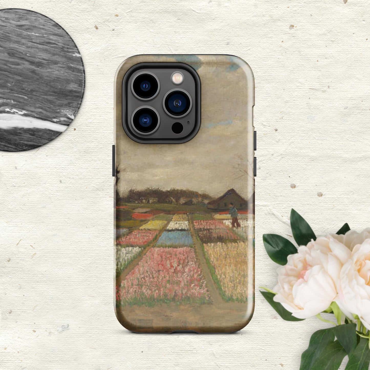 The Hologram Hook Up Glossy / iPhone 14 Pro Holland Flowers Tough Case for iPhone®