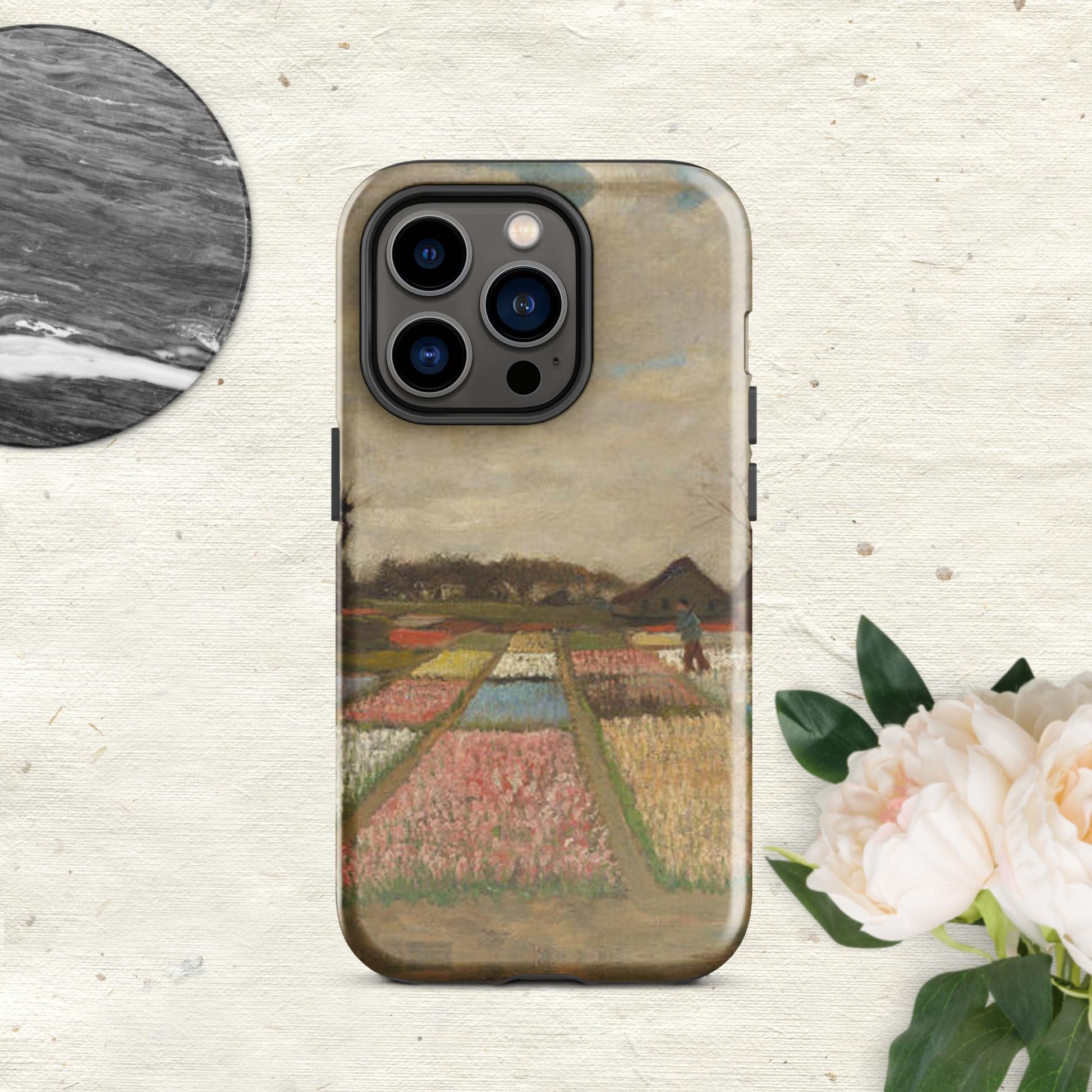 The Hologram Hook Up Glossy / iPhone 14 Pro Holland Flowers Tough Case for iPhone®