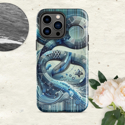 The Hologram Hook Up Glossy / iPhone 14 Pro Max Aquarius Tough Case for iPhone®