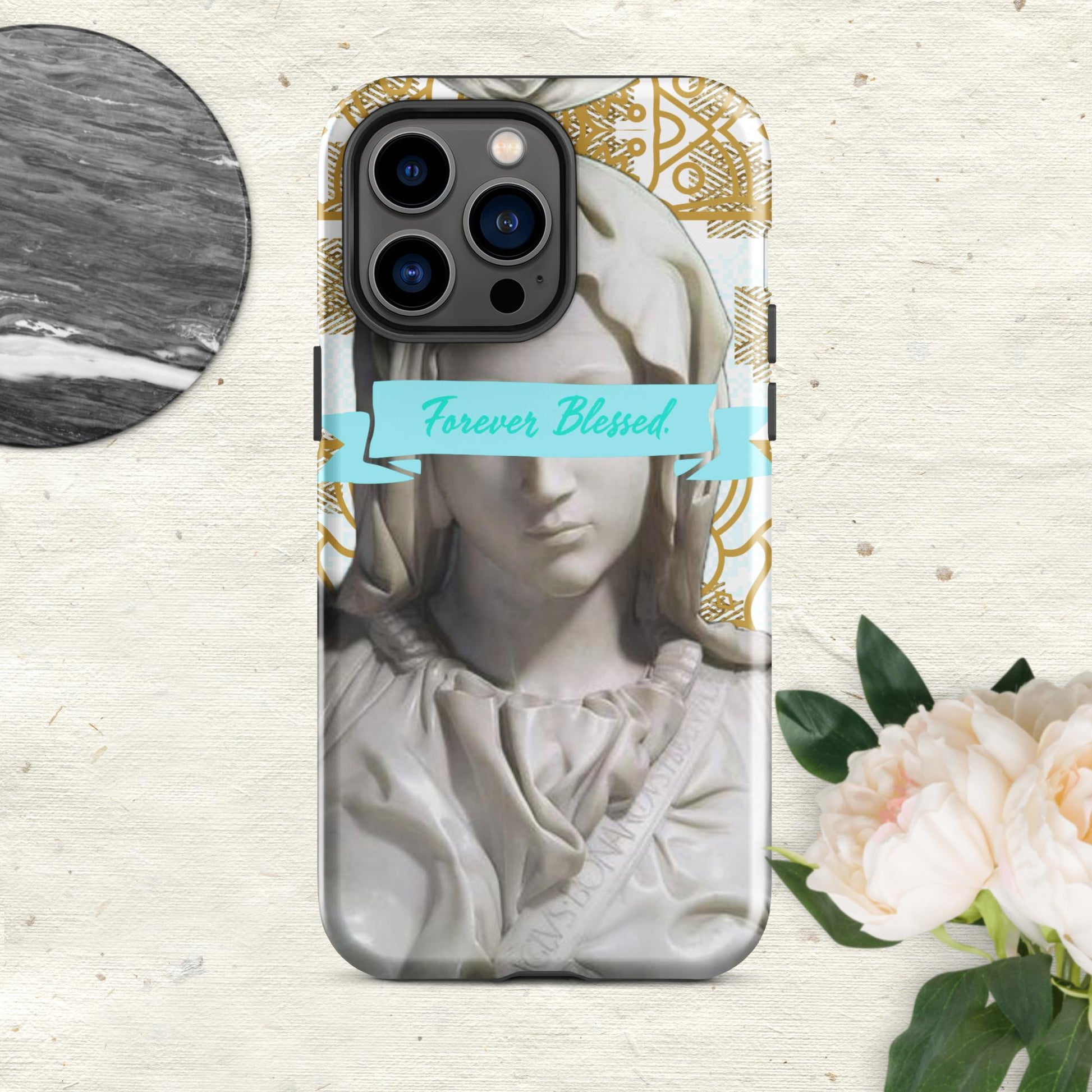 The Hologram Hook Up Glossy / iPhone 14 Pro Max Forever Blessed Tough Case for iPhone®