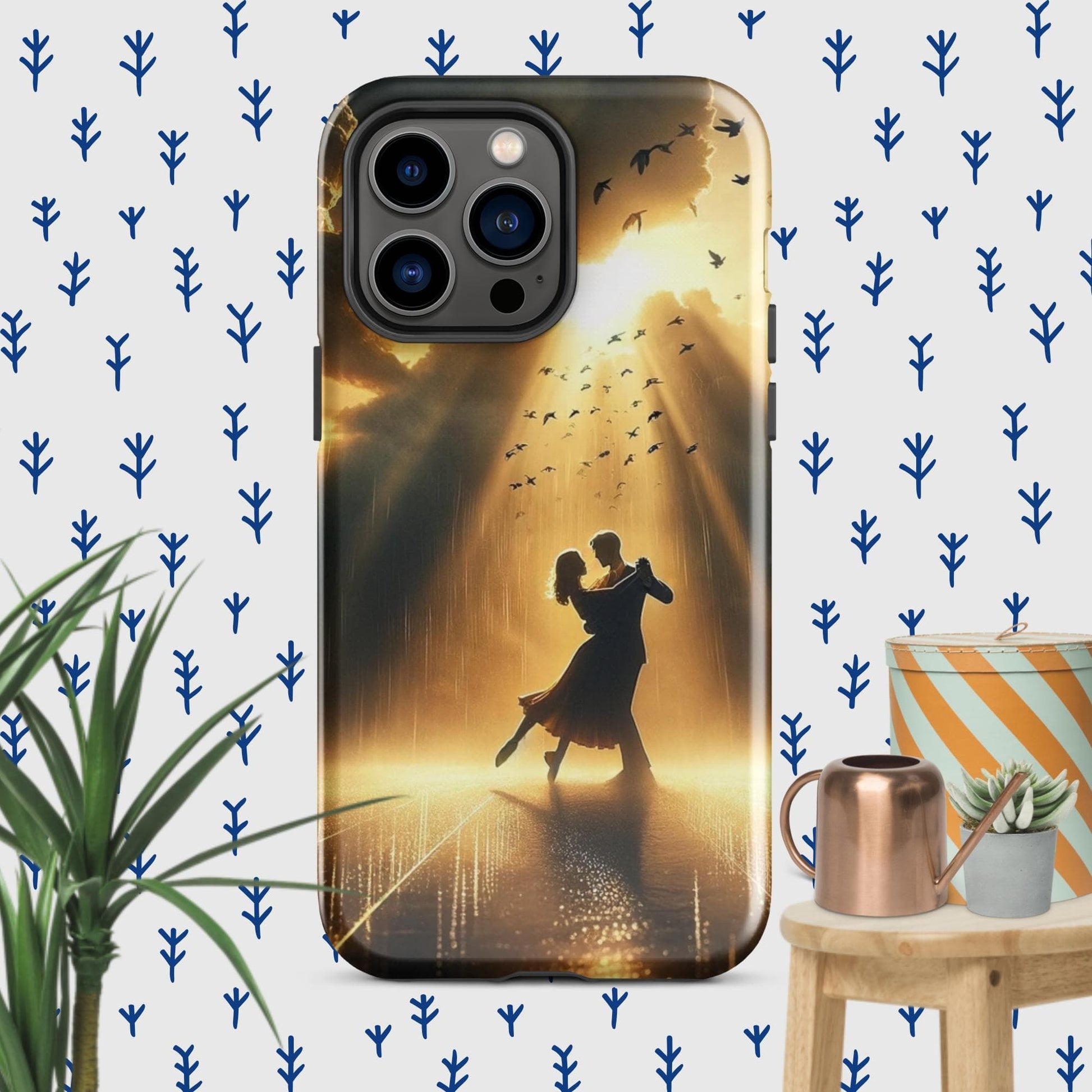 The Hologram Hook Up Glossy / iPhone 14 Pro Max Rain Dance Tough Case for iPhone®