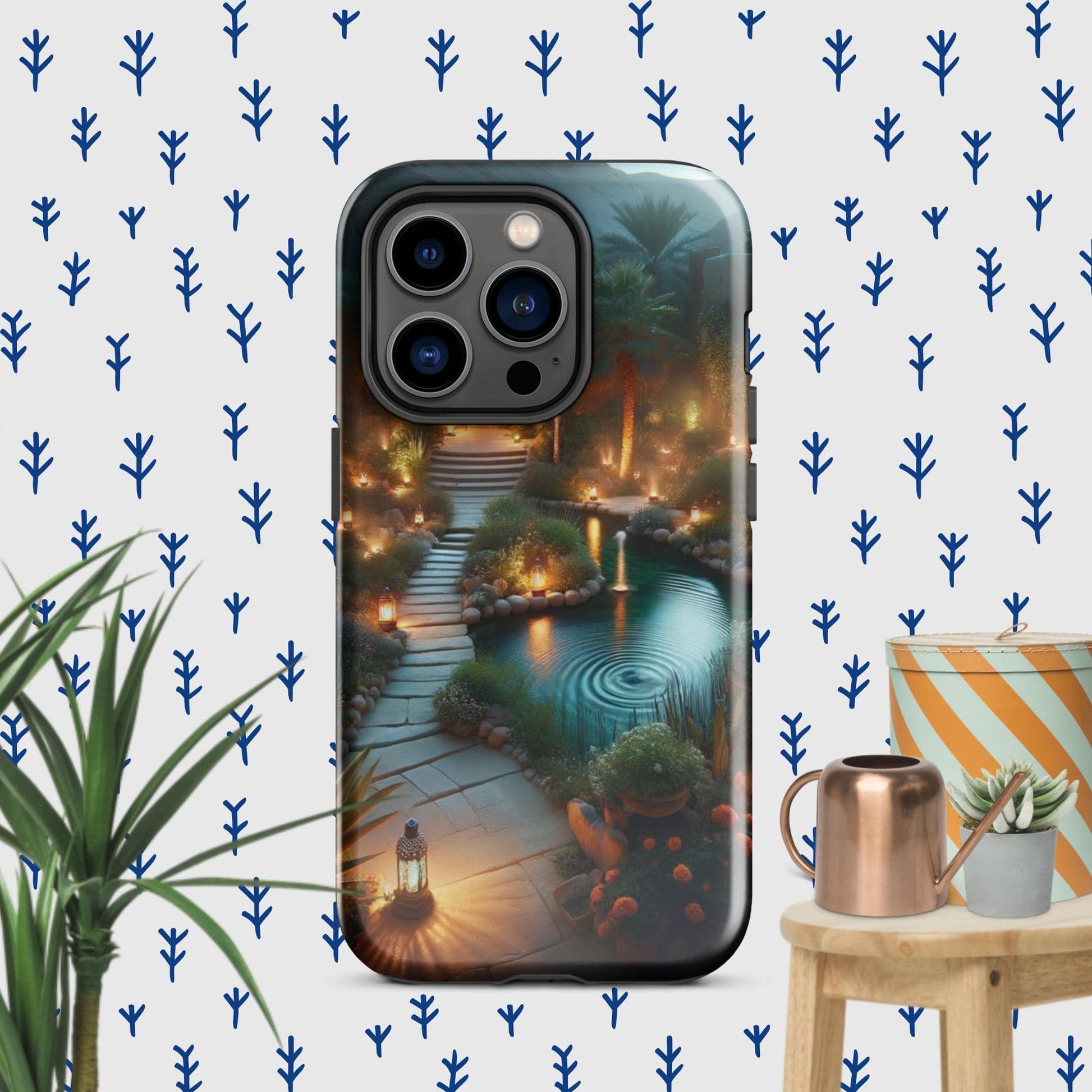 The Hologram Hook Up Glossy / iPhone 14 Pro Peaceful Tranquility Tough Case for iPhone®
