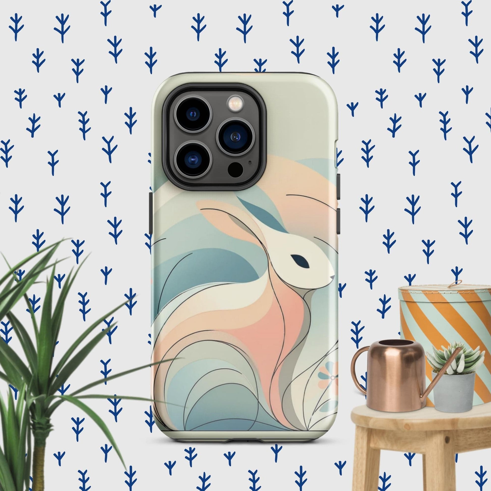 The Hologram Hook Up Glossy / iPhone 14 Pro Rabbit Icon Tough Case for iPhone®