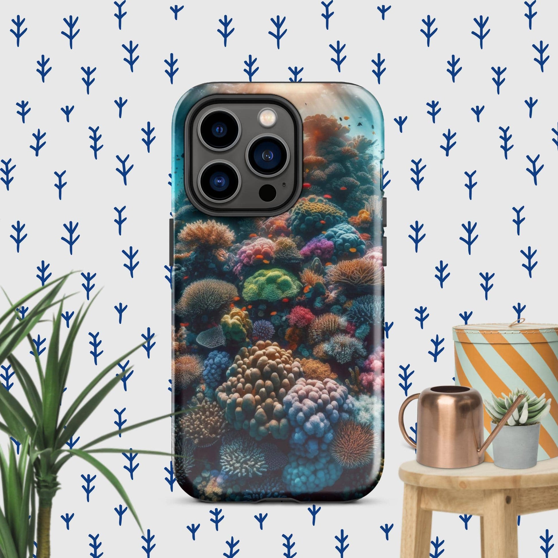 The Hologram Hook Up Glossy / iPhone 14 Pro Reefer Tough Case for iPhone®