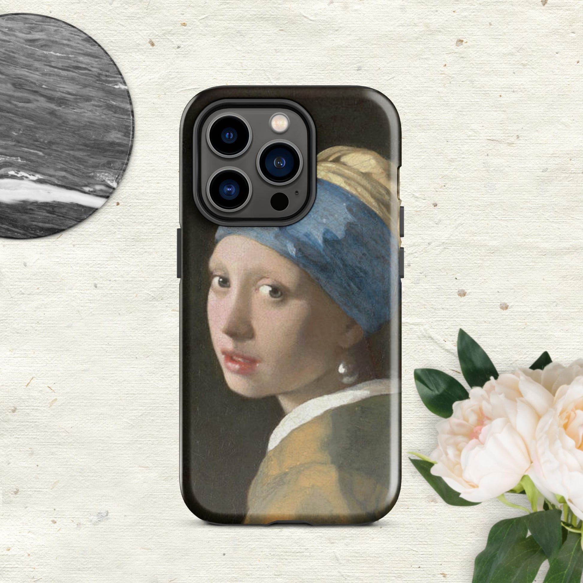 The Hologram Hook Up Glossy / iPhone 14 Pro Vermeer's Pearl Tough Case for iPhone®