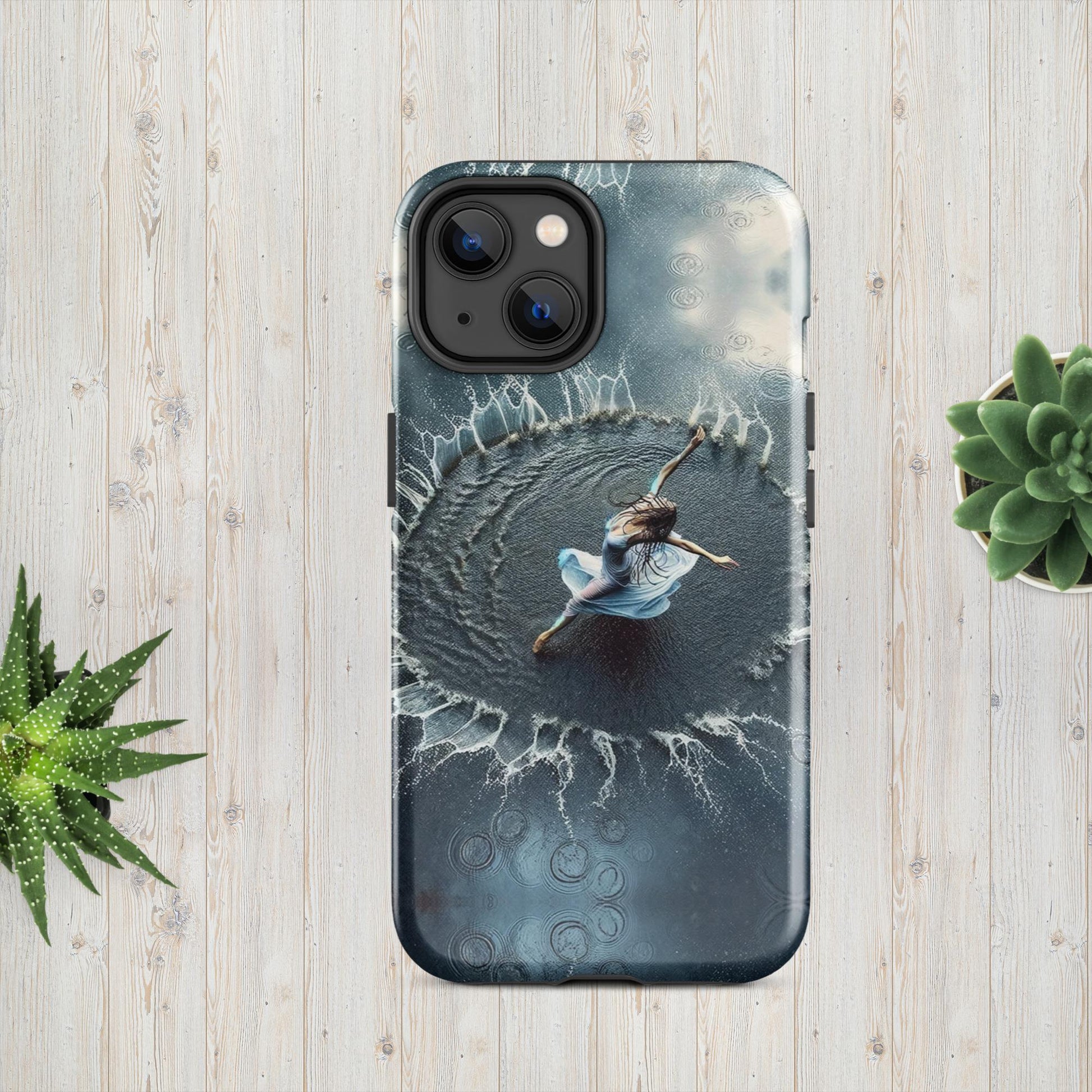 The Hologram Hook Up Glossy / iPhone 14 Puddle Dance Tough Case for iPhone®