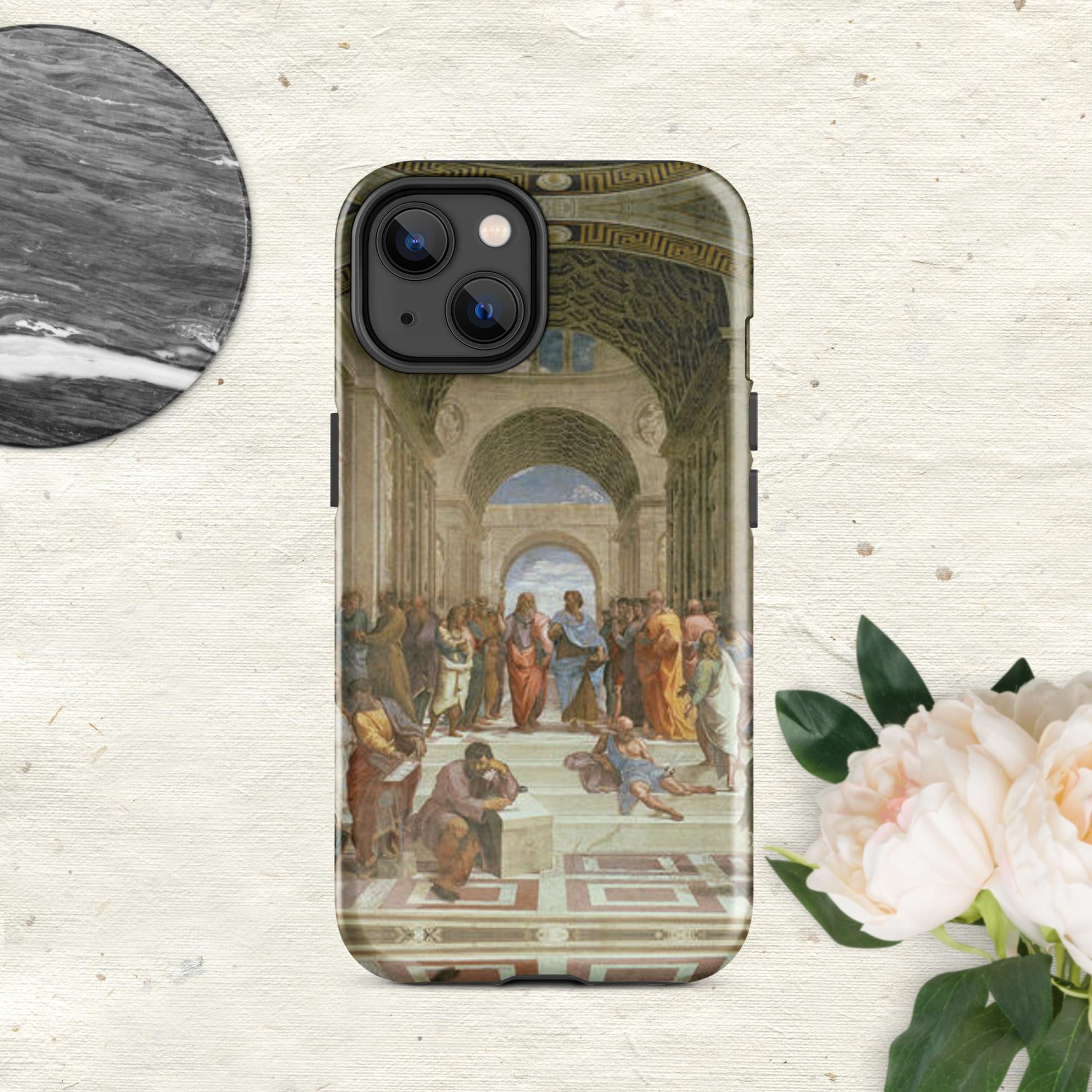 The Hologram Hook Up Glossy / iPhone 14 Reflections of Athens Tough Case for iPhone®