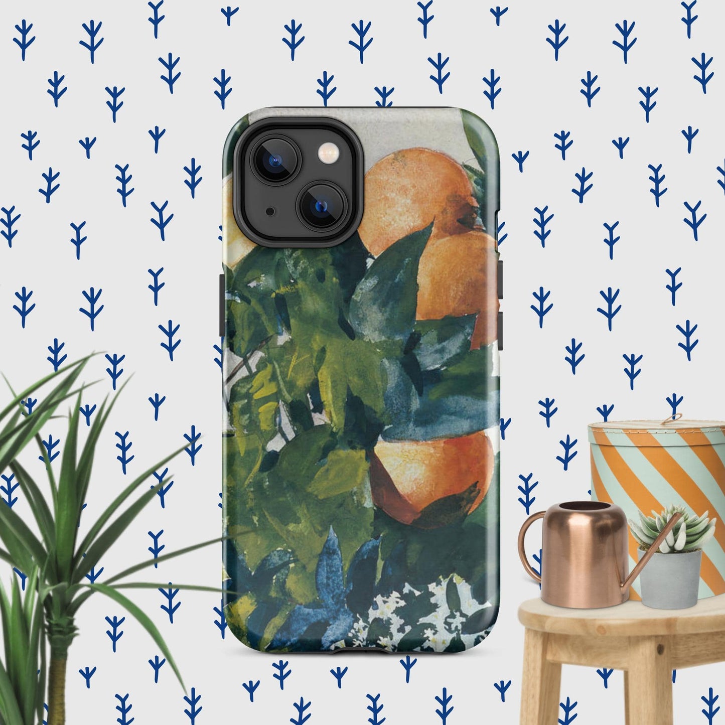 The Hologram Hook Up Glossy / iPhone 14 Winslow's Oranges Tough Case for iPhone®