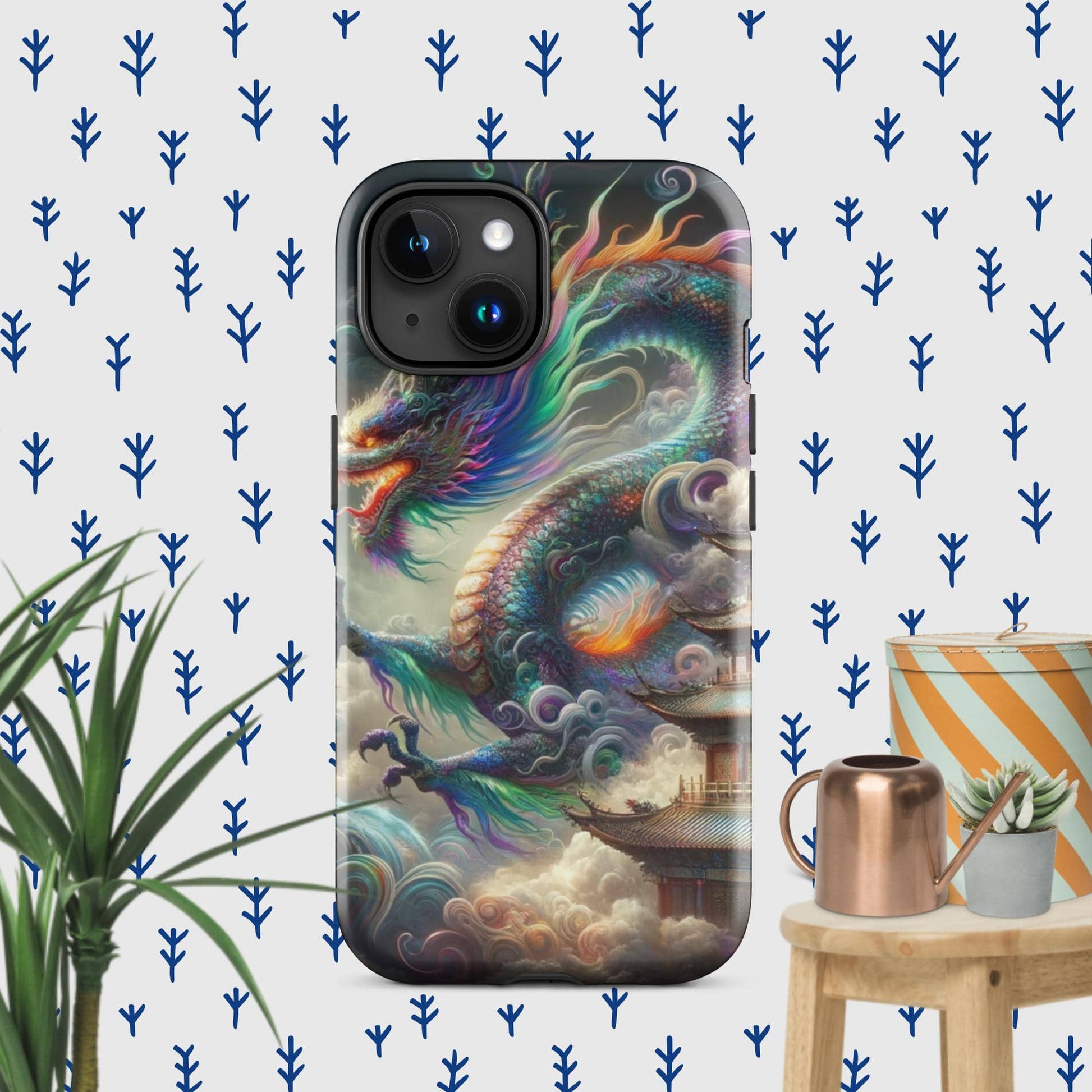 The Hologram Hook Up Glossy / iPhone 15 Dragon Tough Case for iPhone®