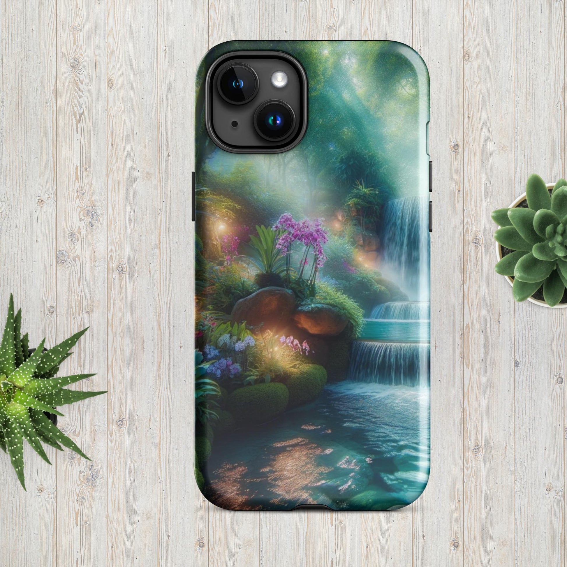 The Hologram Hook Up Glossy / iPhone 15 Plus Hidden Secret Tough Case for iPhone®