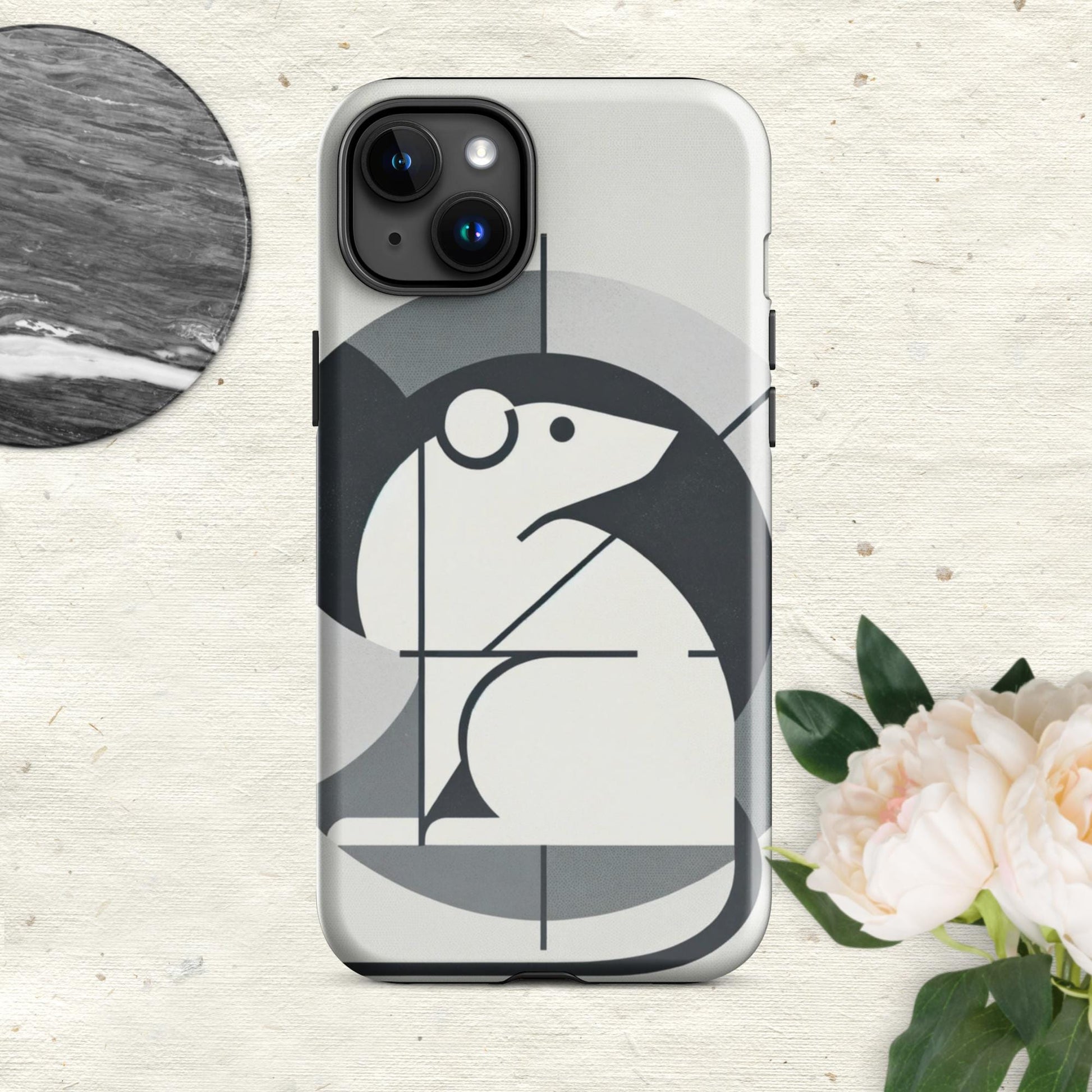 The Hologram Hook Up Glossy / iPhone 15 Plus Rat Icon Tough Case for iPhone®
