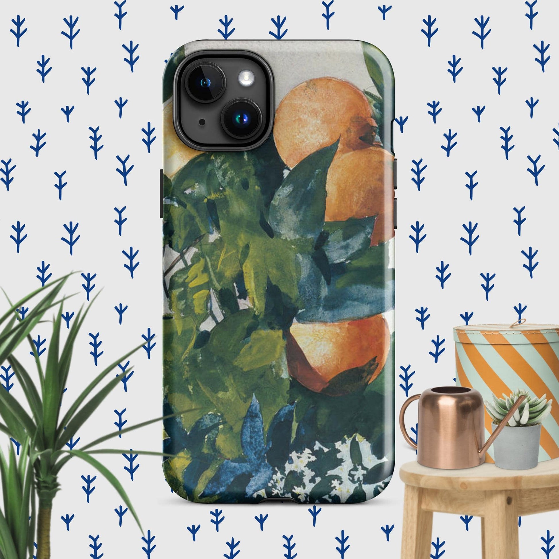 The Hologram Hook Up Glossy / iPhone 15 Plus Winslow's Oranges Tough Case for iPhone®