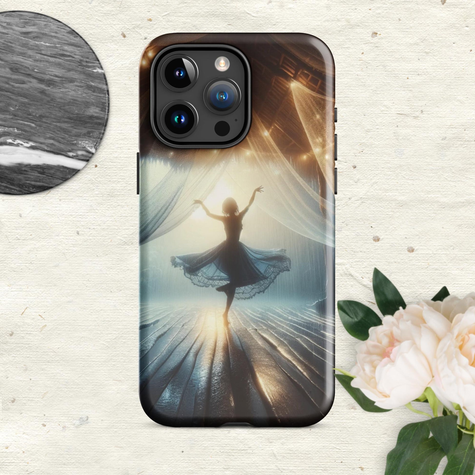 The Hologram Hook Up Glossy / iPhone 15 Pro Max Always Dancing Tough Case for iPhone®