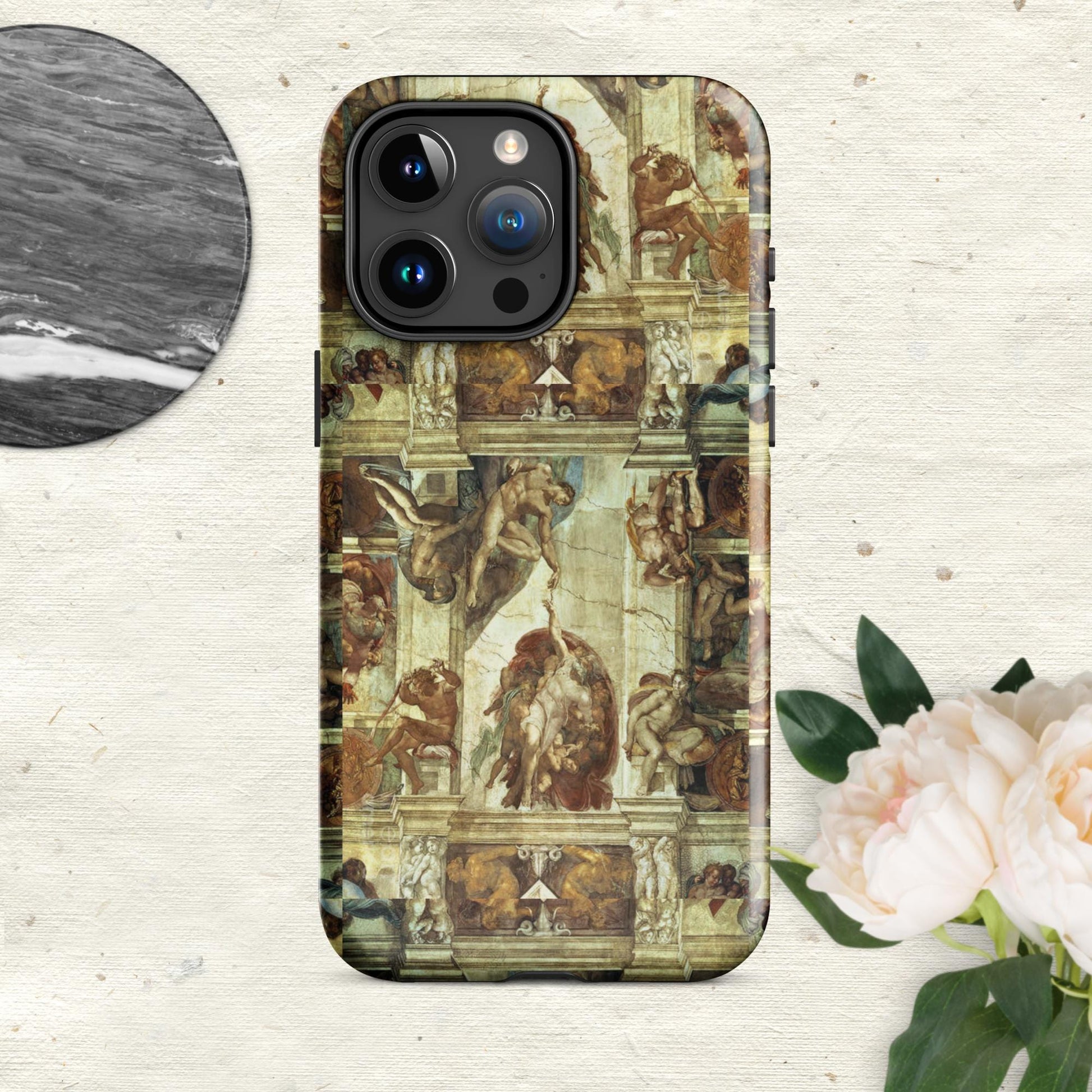 The Hologram Hook Up Glossy / iPhone 15 Pro Max Creation Tough Case for iPhone®