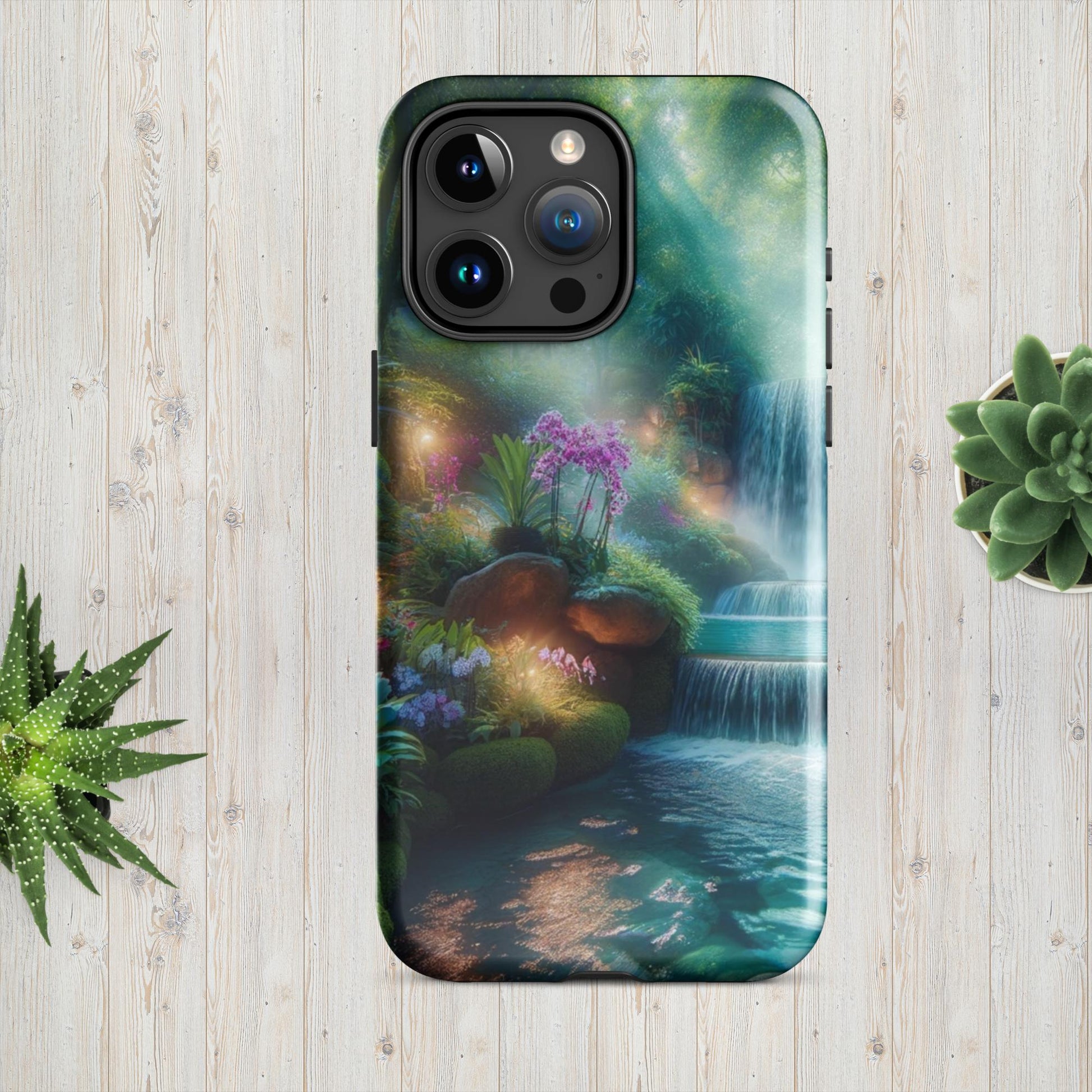 The Hologram Hook Up Glossy / iPhone 15 Pro Max Hidden Secret Tough Case for iPhone®