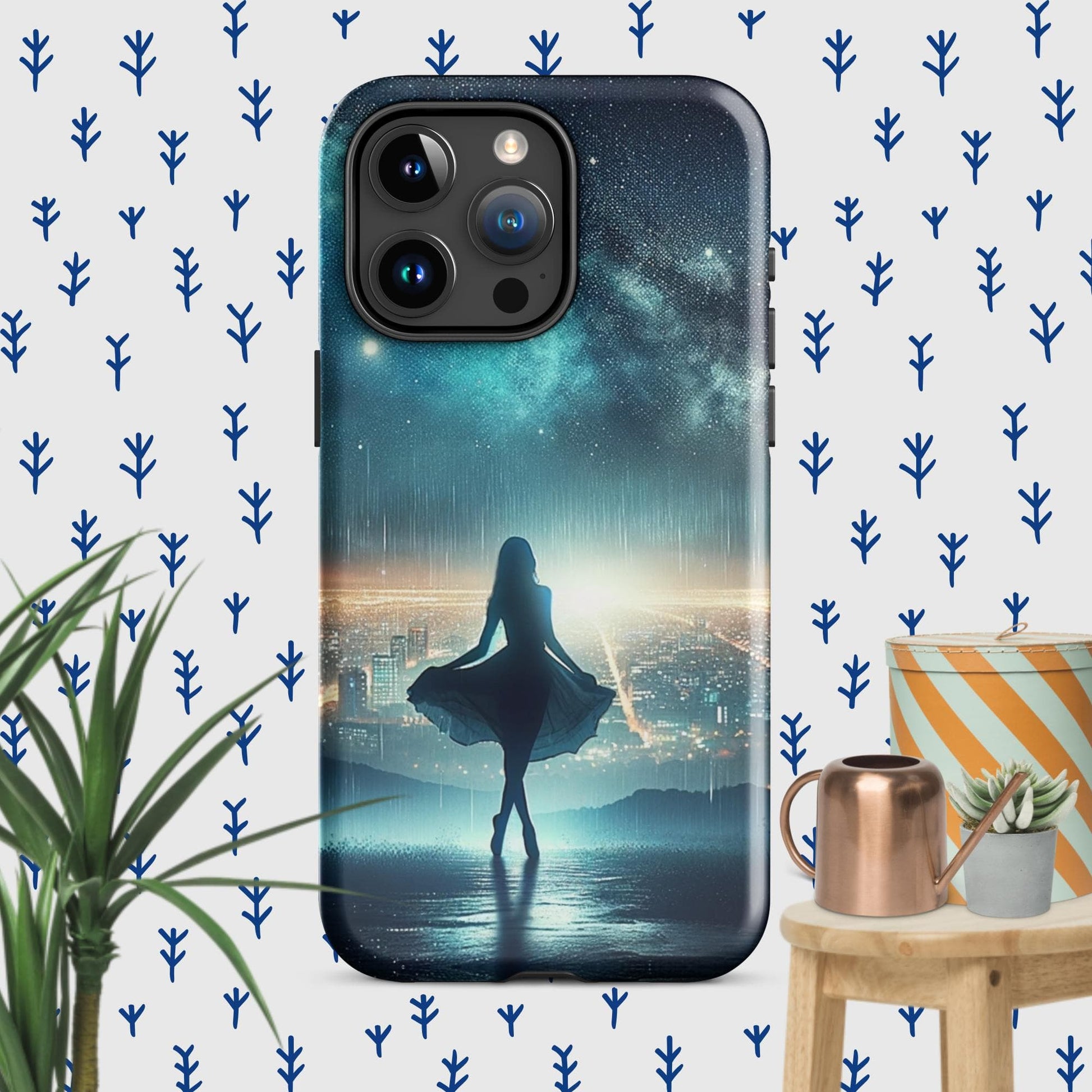 The Hologram Hook Up Glossy / iPhone 15 Pro Max Night Dance Tough Case for iPhone®