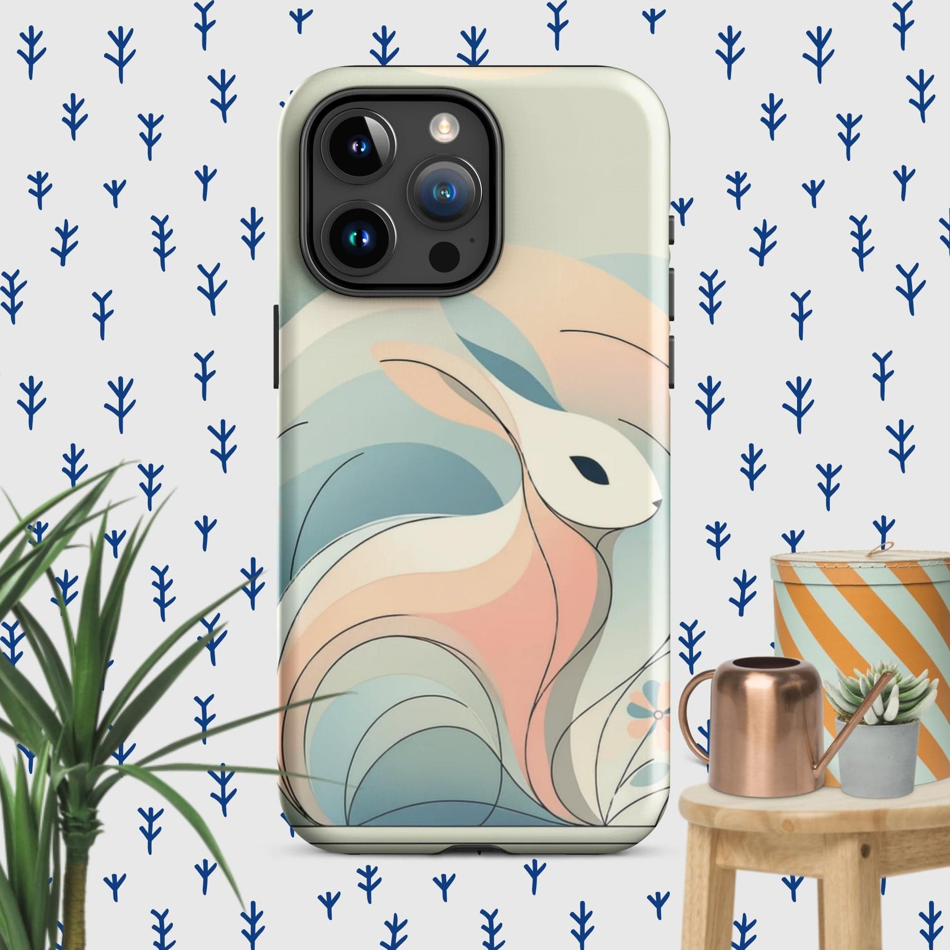 The Hologram Hook Up Glossy / iPhone 15 Pro Max Rabbit Icon Tough Case for iPhone®