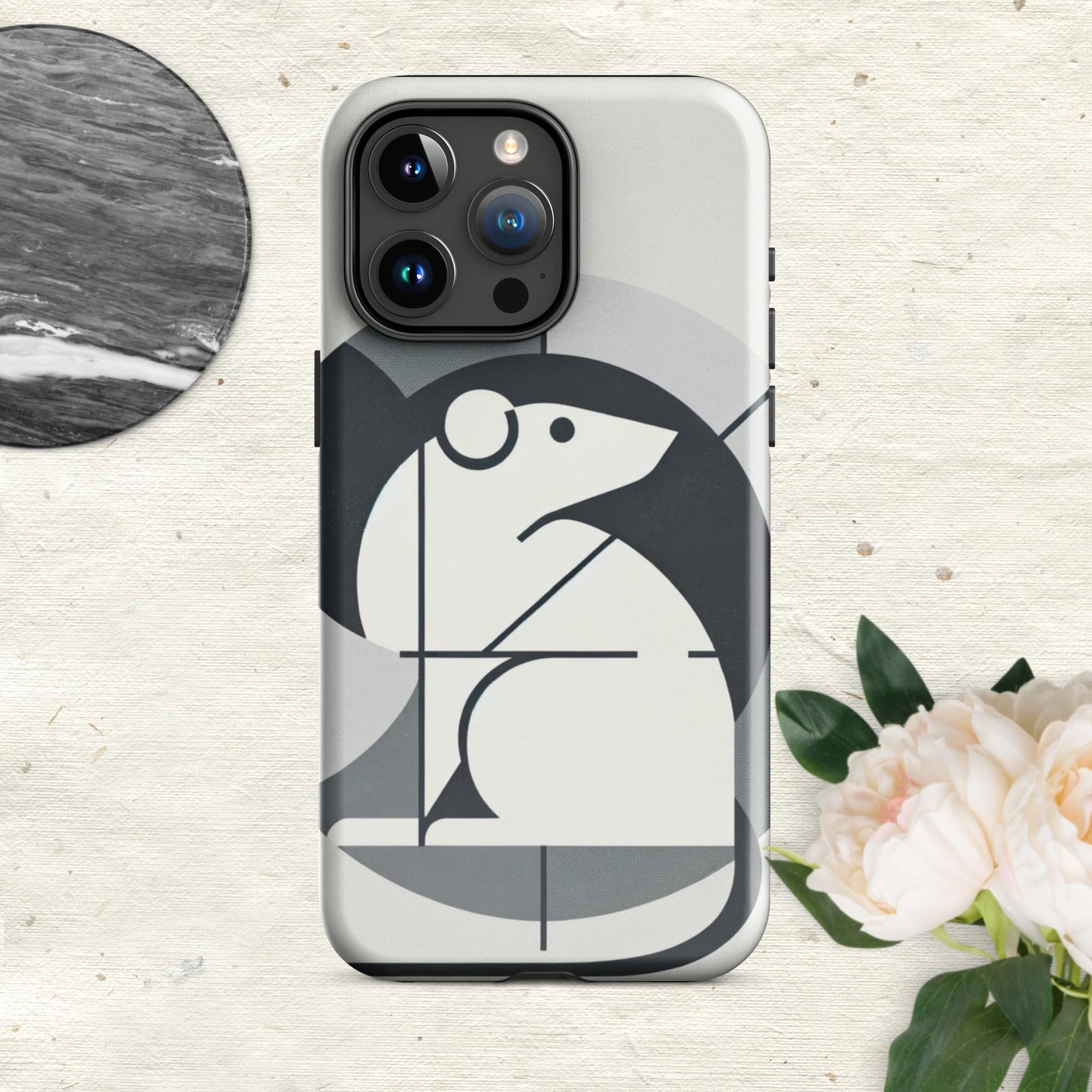 The Hologram Hook Up Glossy / iPhone 15 Pro Max Rat Icon Tough Case for iPhone®