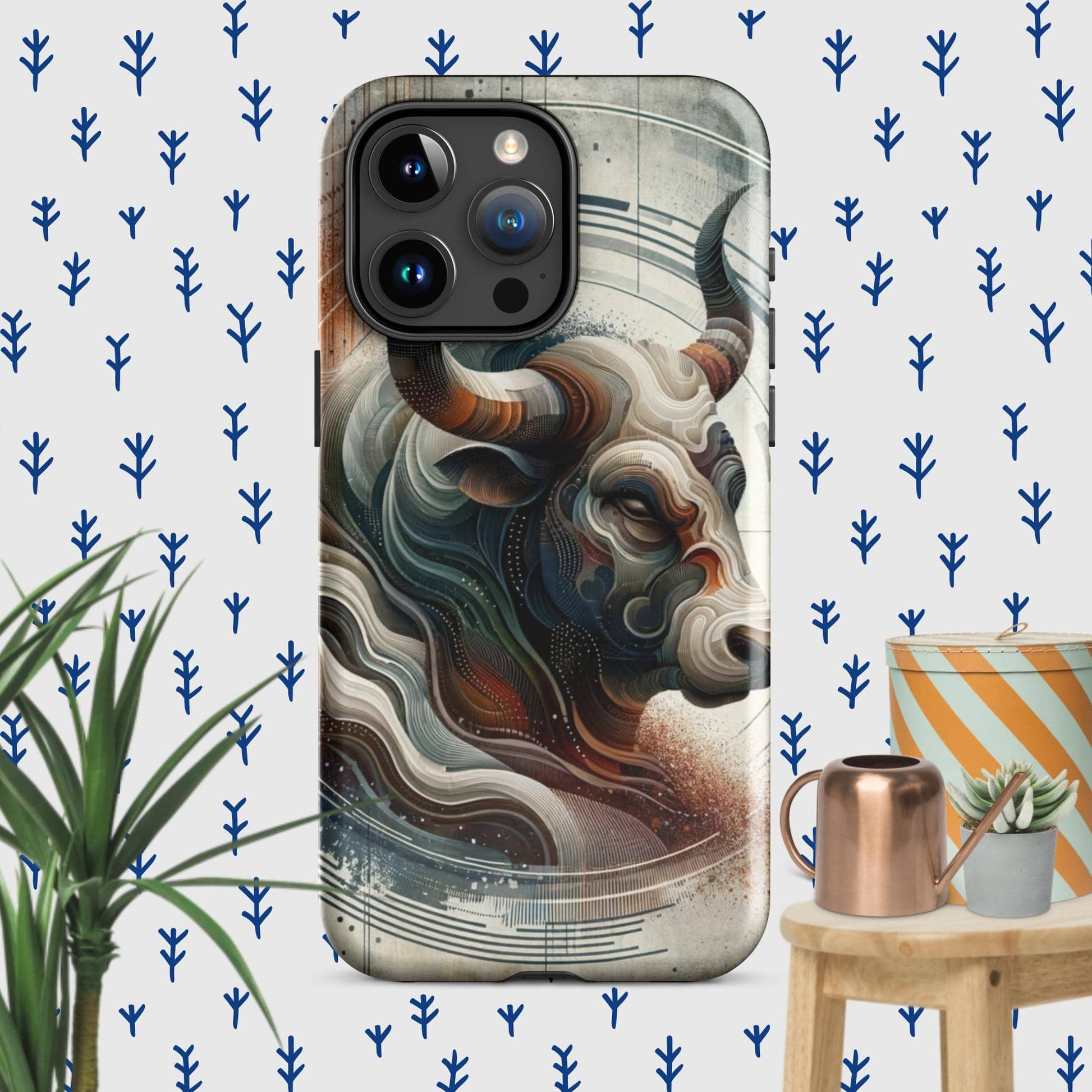 The Hologram Hook Up Glossy / iPhone 15 Pro Max Taurus Tough Case for iPhone®